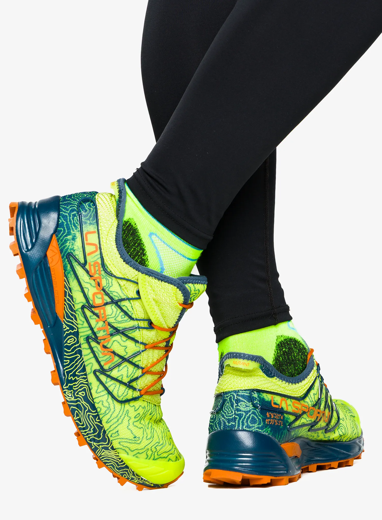 Черевики для трейлу La Sportiva Mutant - lime punch/storm blue