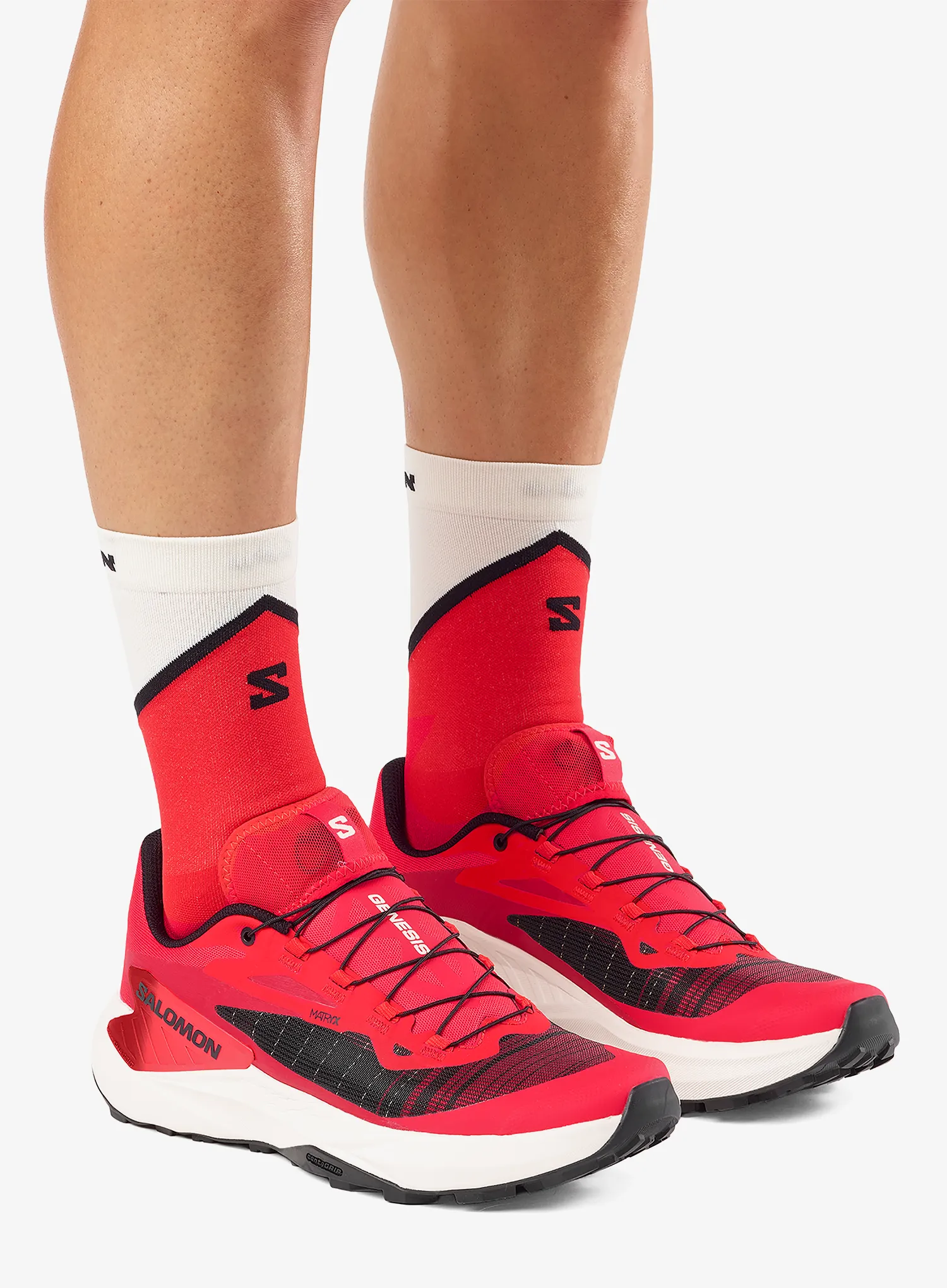 Черевики для трейлу Salomon Genesis - fiery red/lava falls/black