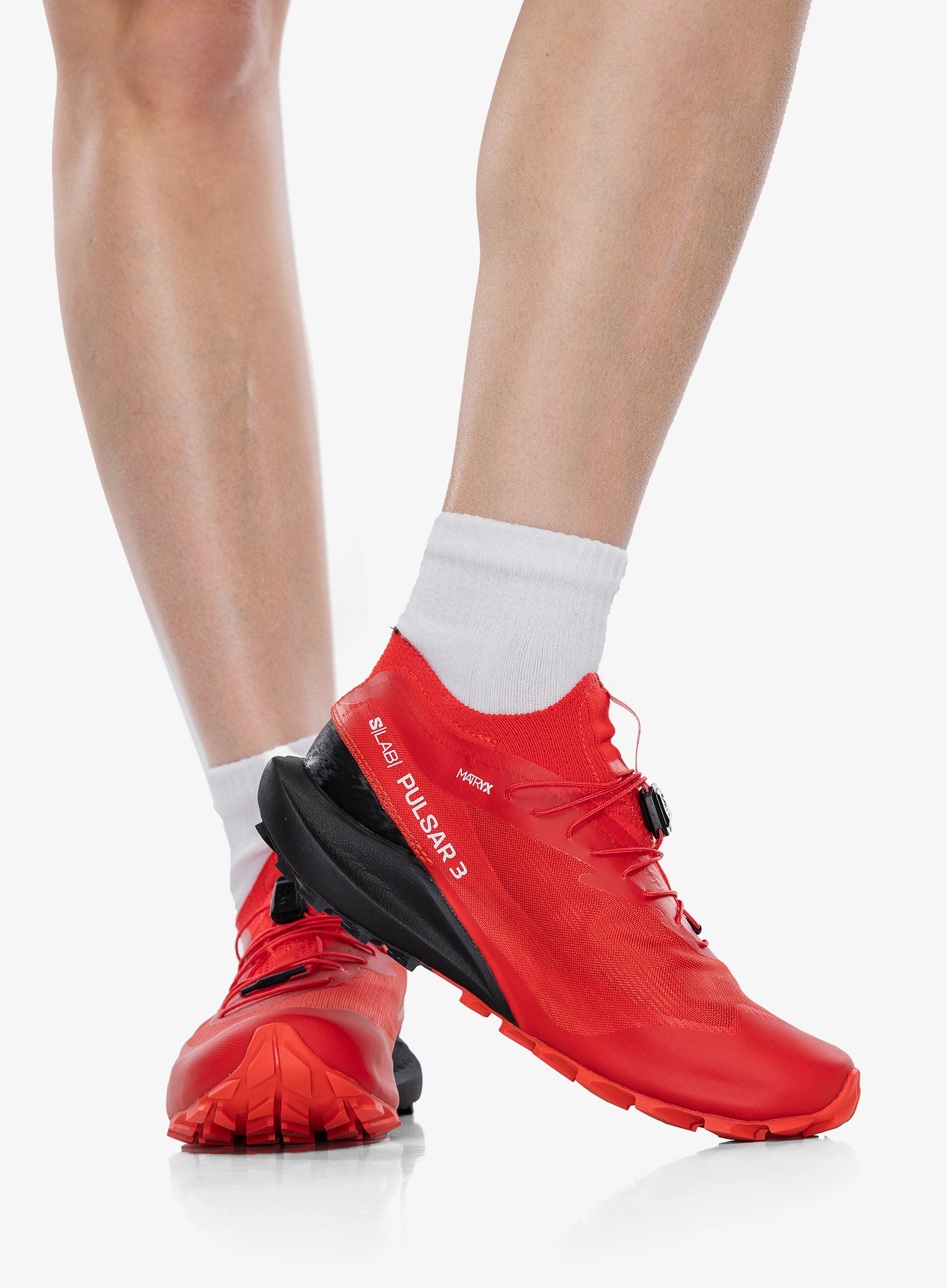 Черевики для трейлу Salomon S/Lab Pulsar 3 - fiery red/red/black