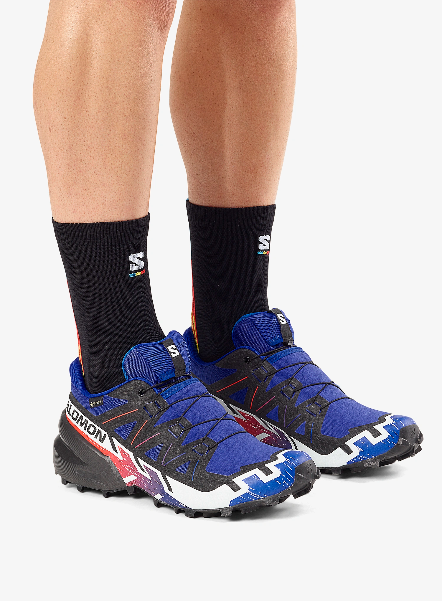 Черевики для трейлу Salomon Speedcross 6 GTX Equipe - surf/red/white