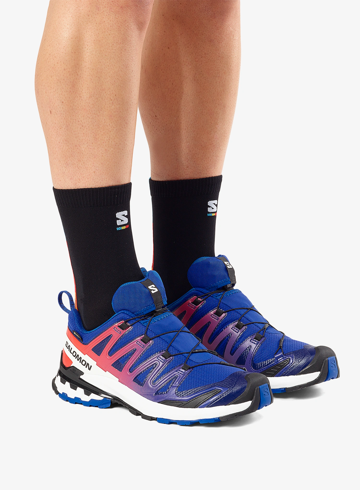 Черевики для трейлу Salomon Xa Pro 3D V9 GTX Equipe - surf/red/white