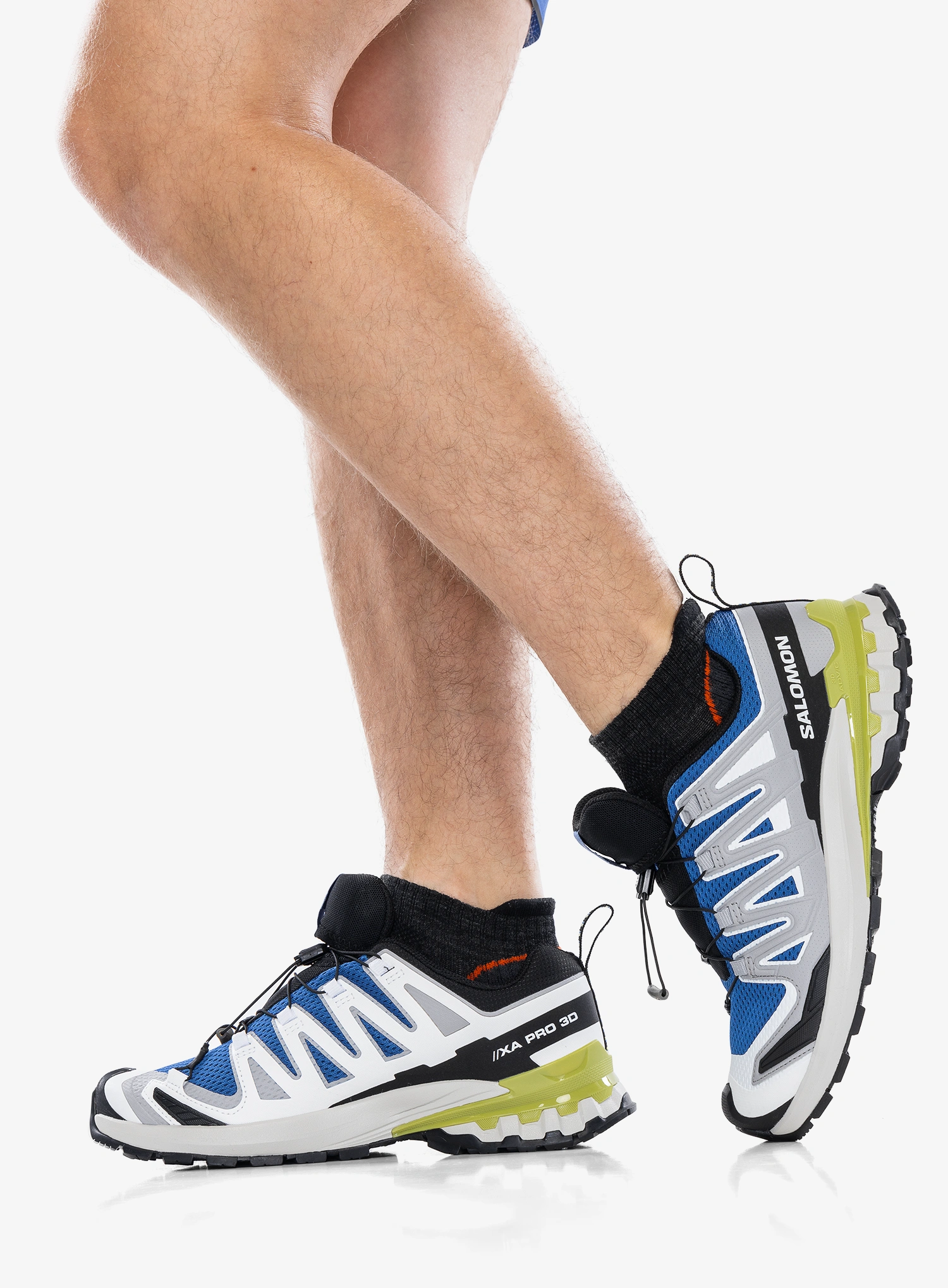 Черевики для трейлу Salomon Xa Pro 3D V9 - nautical/alloy/citron