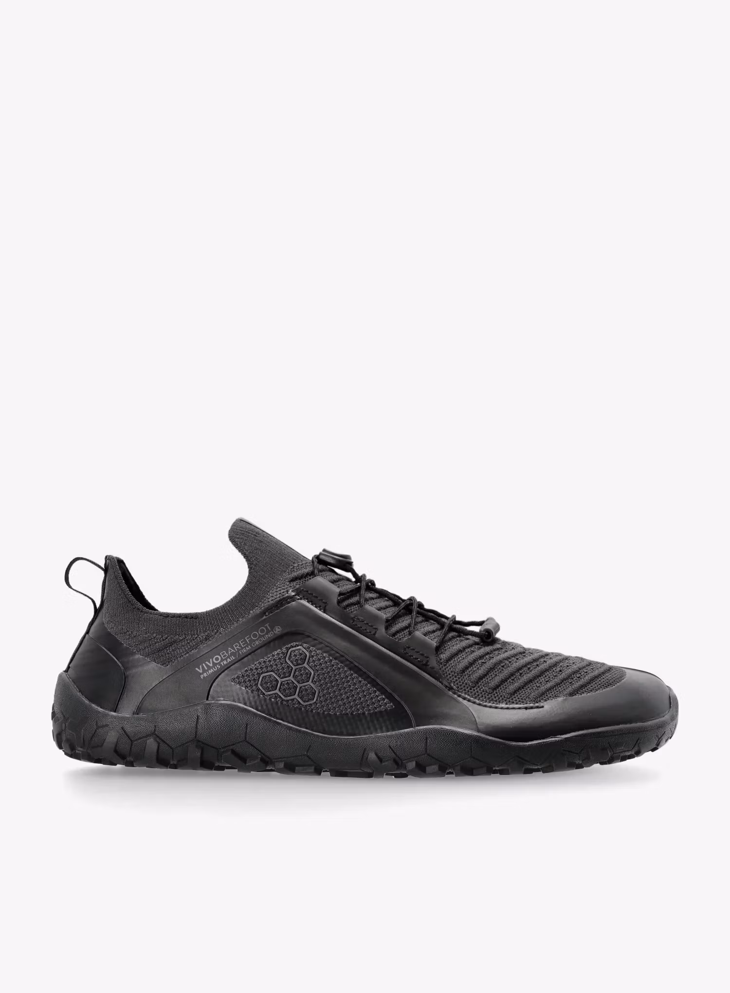 Черевики для трейлу Vivobarefoot Primus Trail Knit FG - obsidian/obsidian