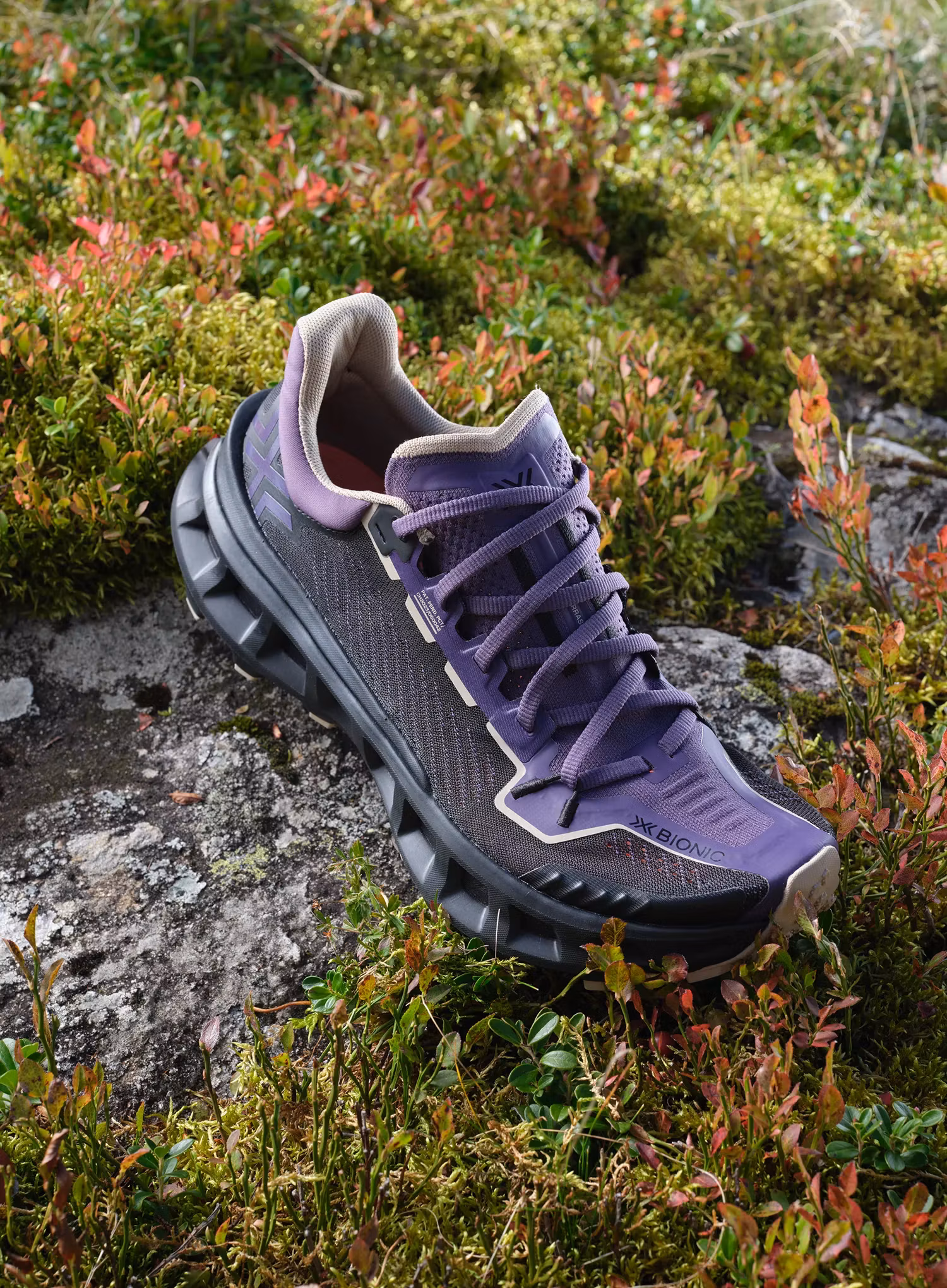 Черевики для трейлу X-Bionic Terraskin X03 - deep purple/x black/sand