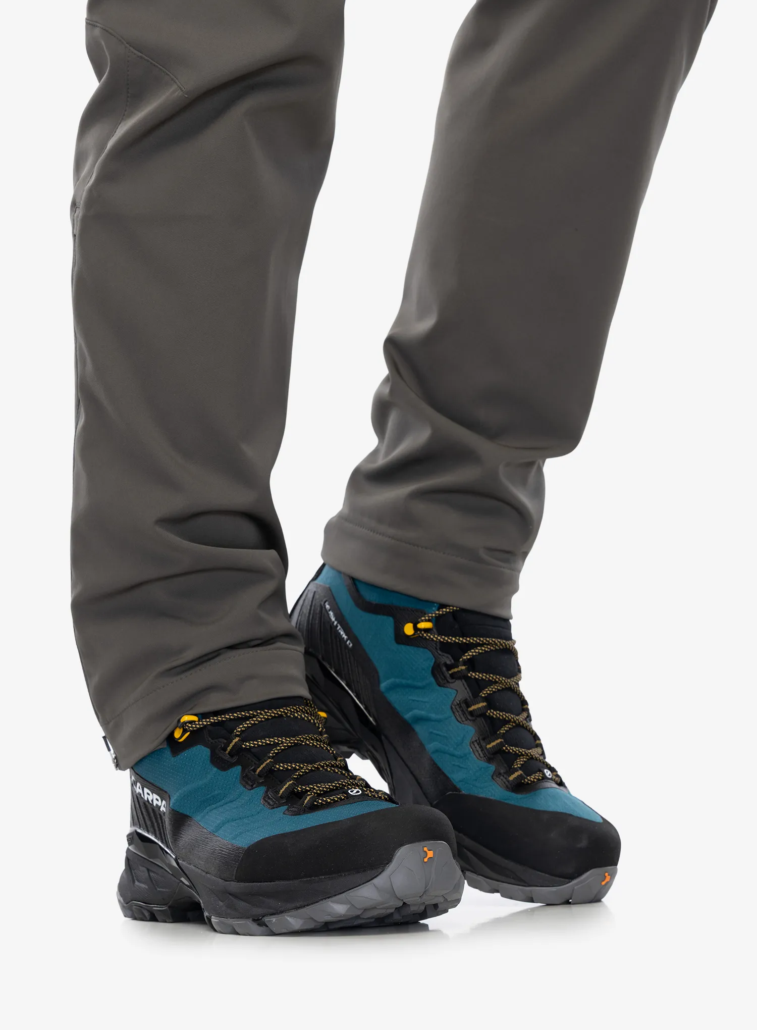 Черевики трекінгові високі Scarpa Rush TRK LT GTX - petrol/mustard