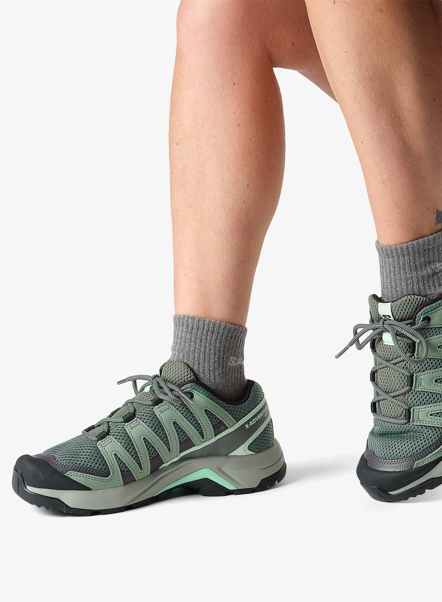 Черевики туристичні жіночі Salomon X-Adventure Recon - sage/green/bay