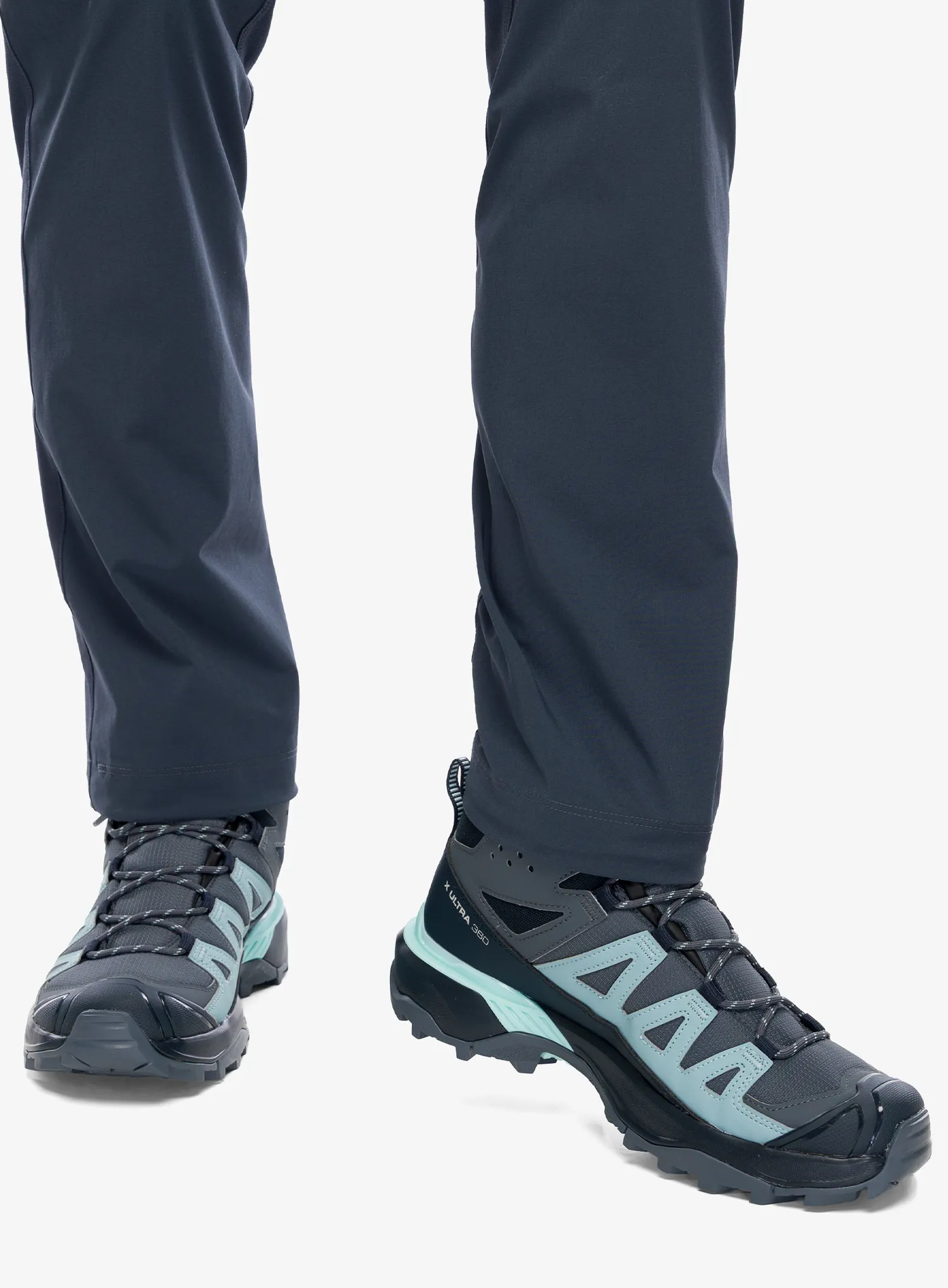 Черевики туристичні жіночі Salomon X Ultra 360 Mid GTX - turbul/carbon