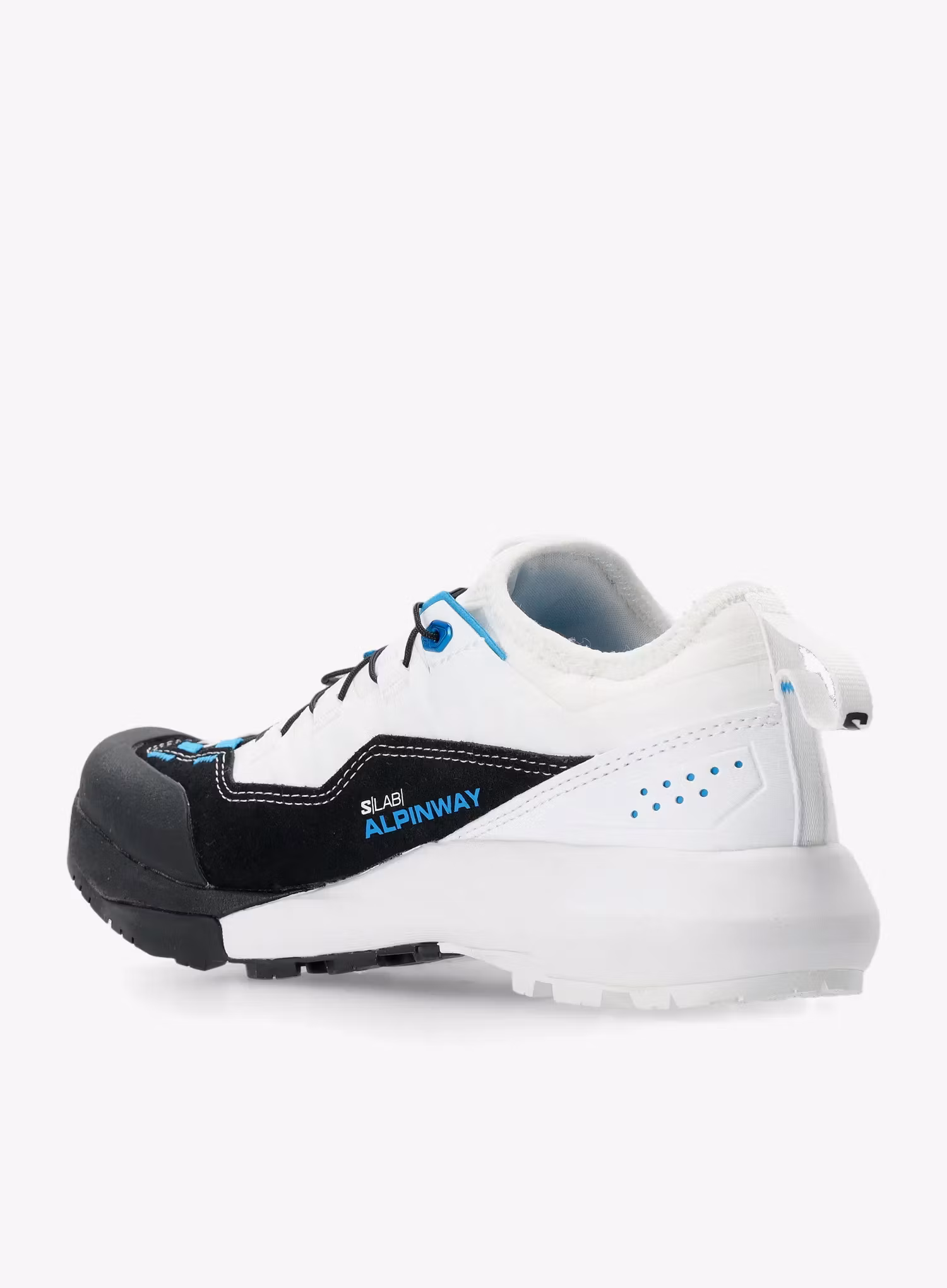 Черевики туристичні Salomon S/Lab Alpinway - white/black/blue | 8a.ua