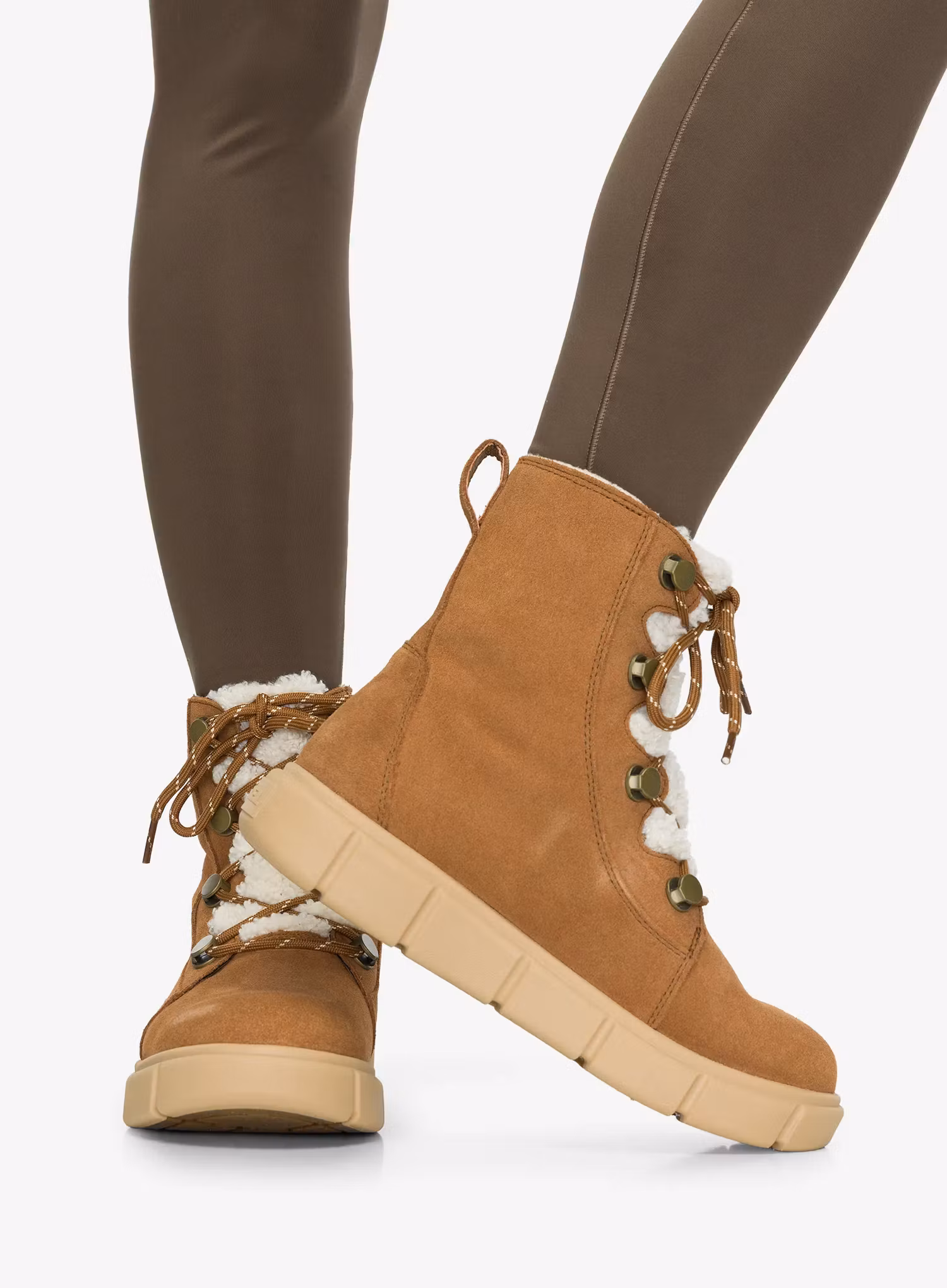 Черевики зимові жіночі Sorel  Explorer III Joan Cozy WP - velvet tan/canoe
