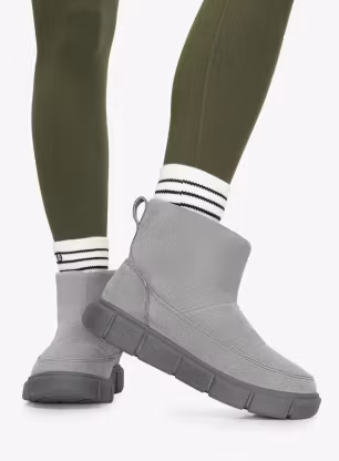 Черевики зимові жіночі Sorel Explorer III Slip-On WP - quarry/sea salt