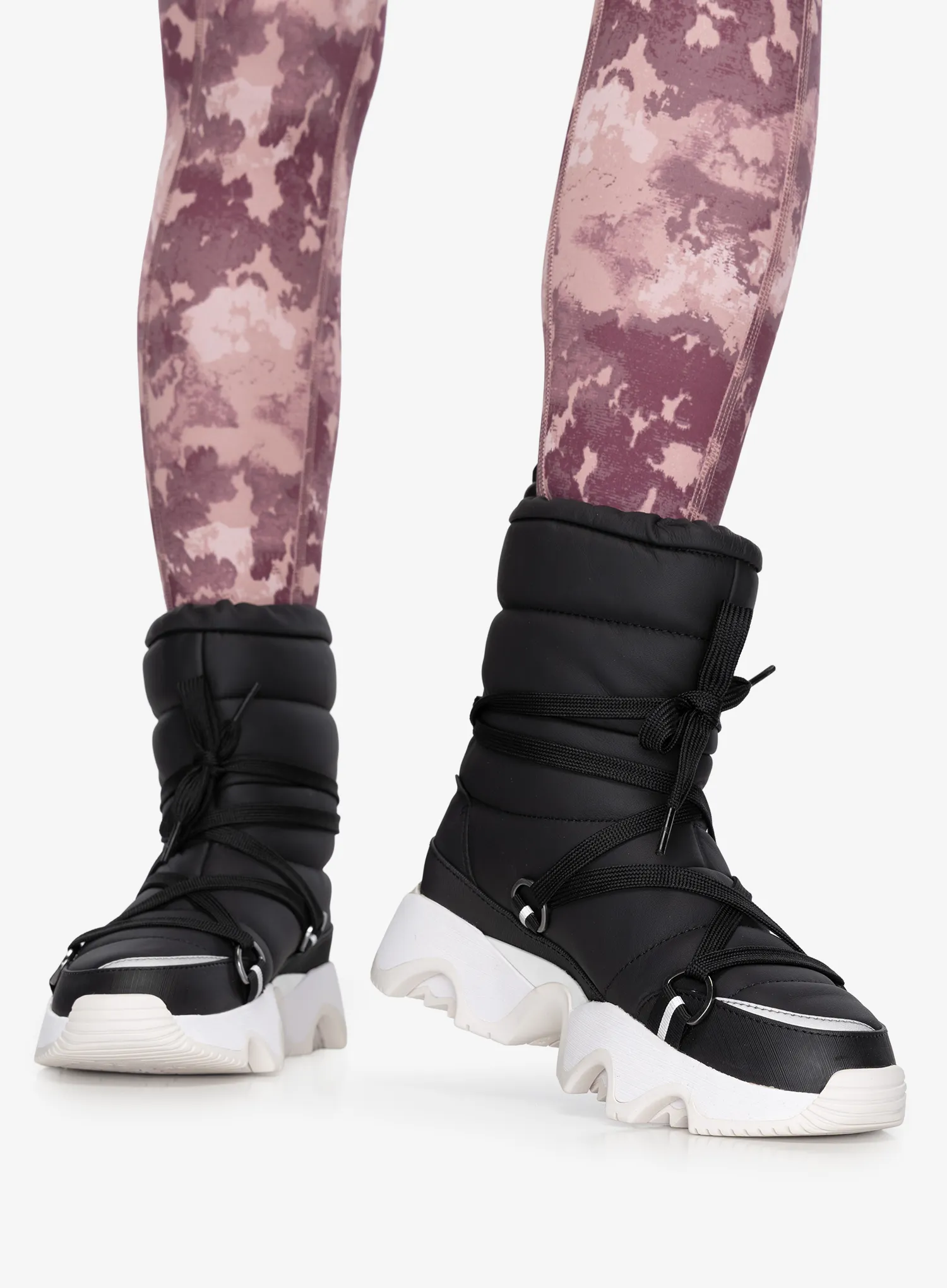Черевики зимові жіночі Sorel Kinetic Impact NXT Boot - black/sea salt