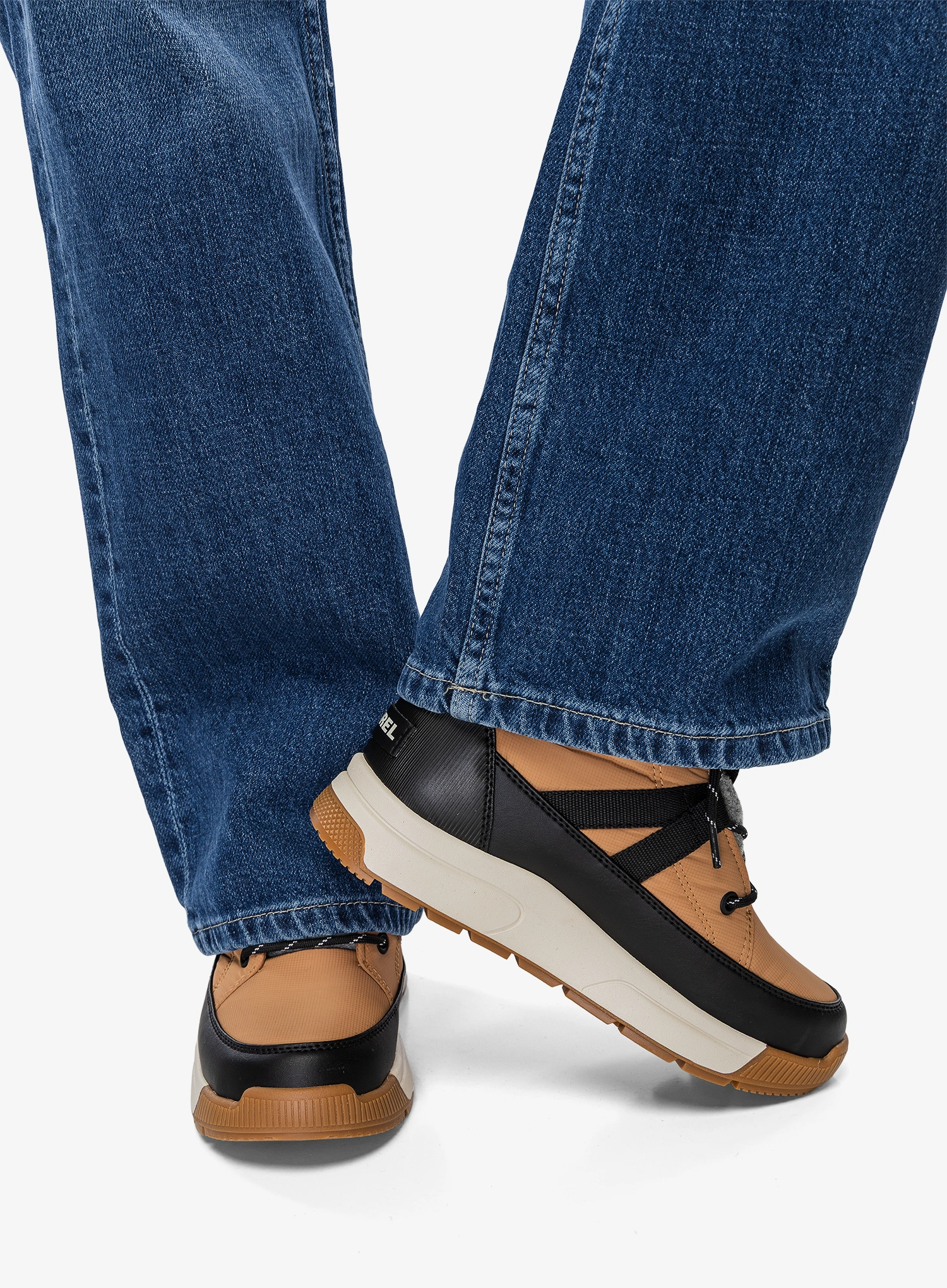 Черевики зимові жіночі Sorel Whitney III Mid WP - tawny buff/black