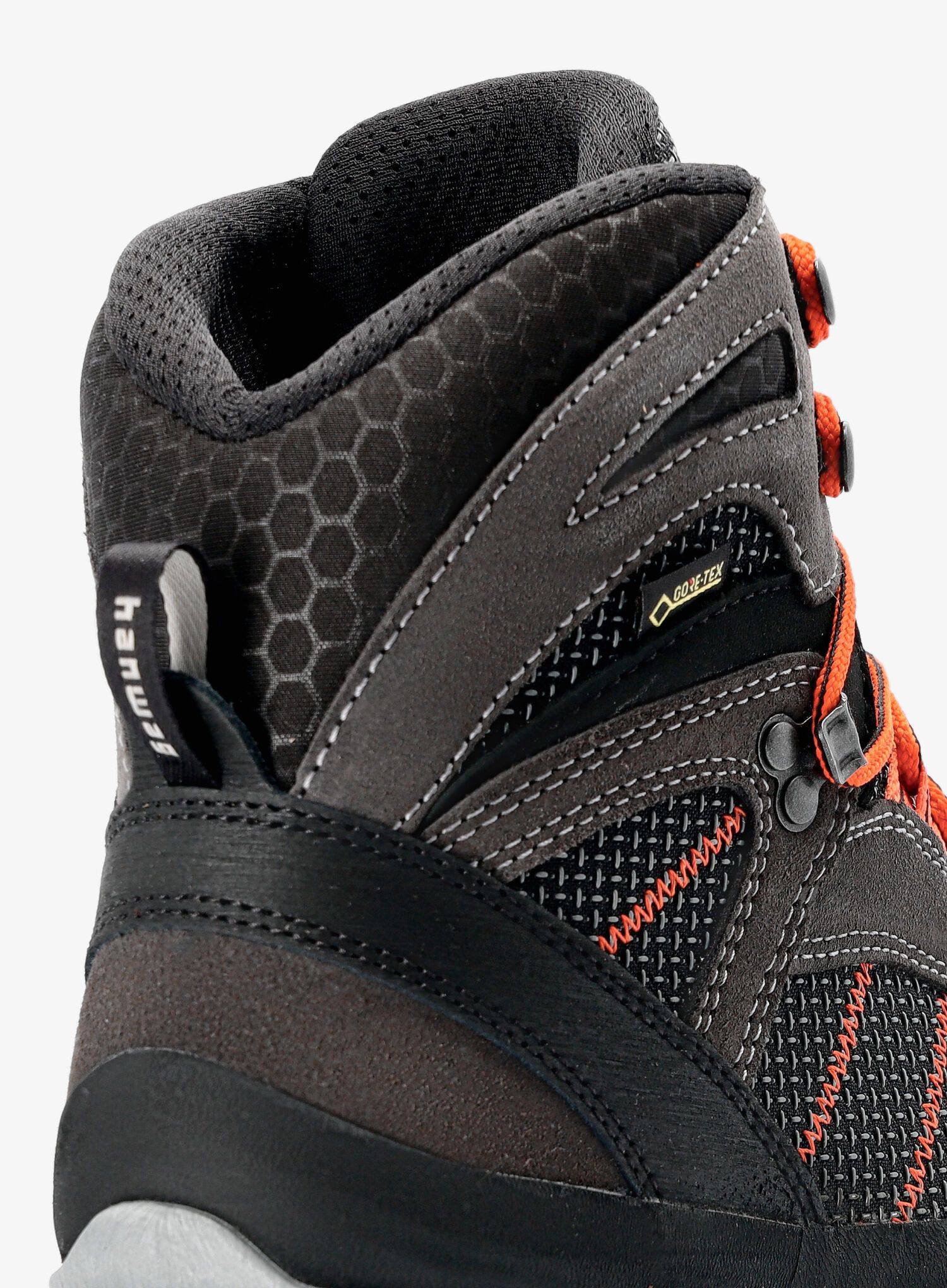 Черевики для напівавтоматичних кішок Hanwag Makra Combi GTX - asphalt/orange
