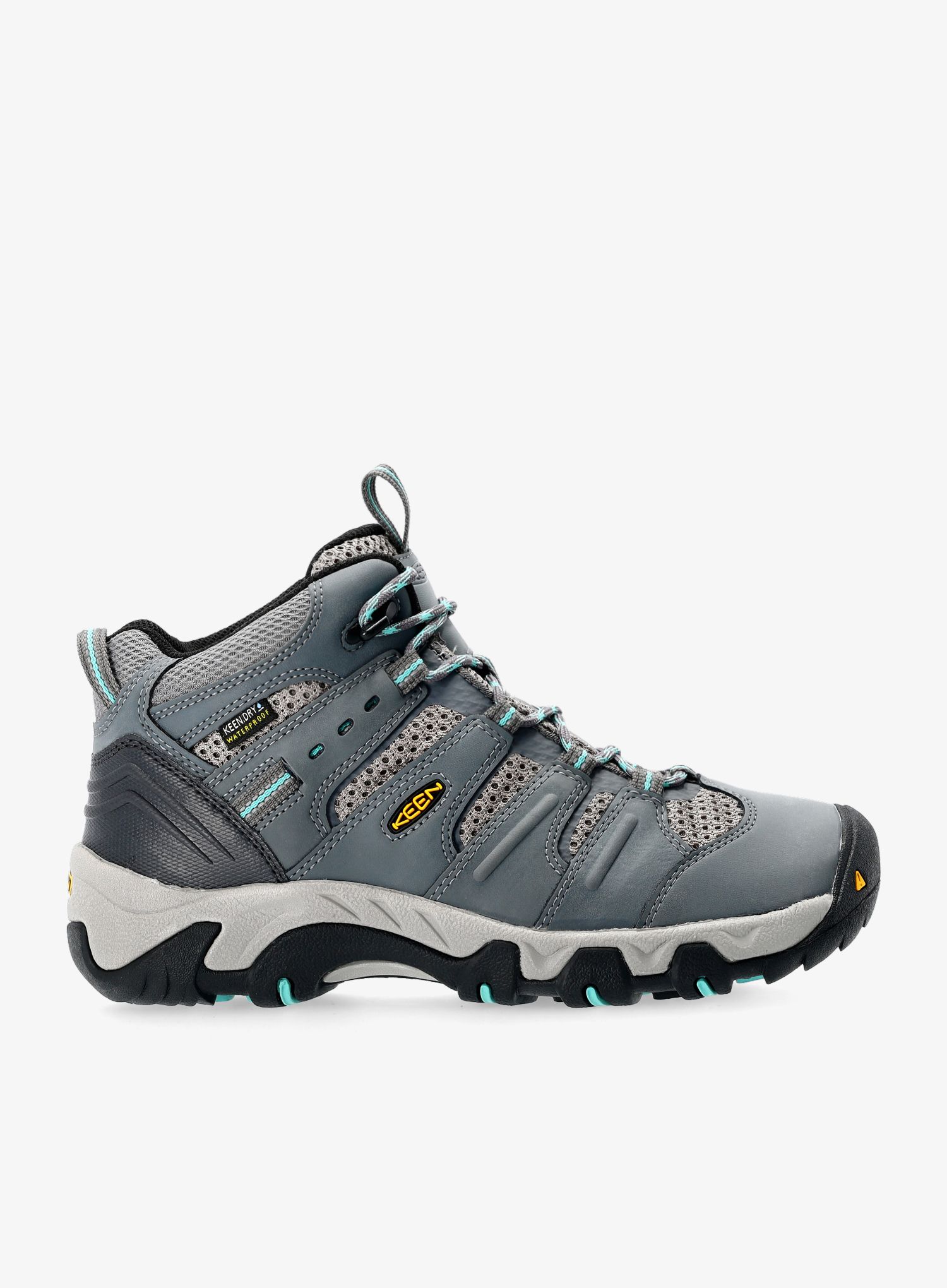 Черевики туристичні жіночі Keen Koven Mid Wp - steel grey/wasabi