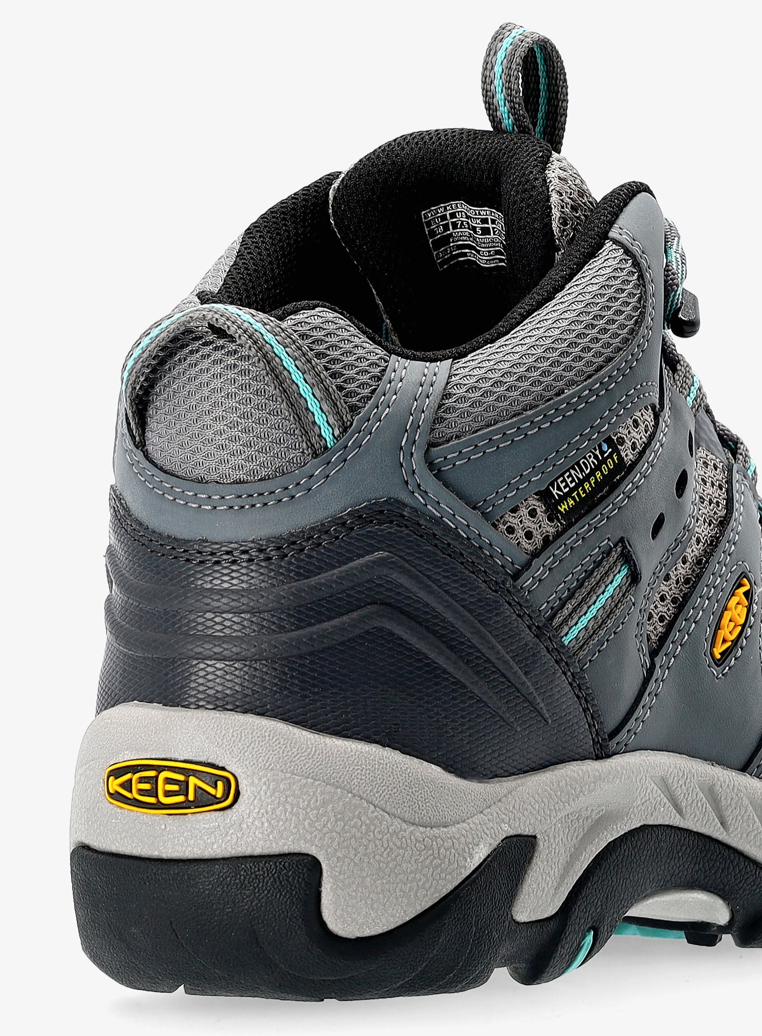 Черевики туристичні жіночі Keen Koven Mid Wp - steel grey/wasabi