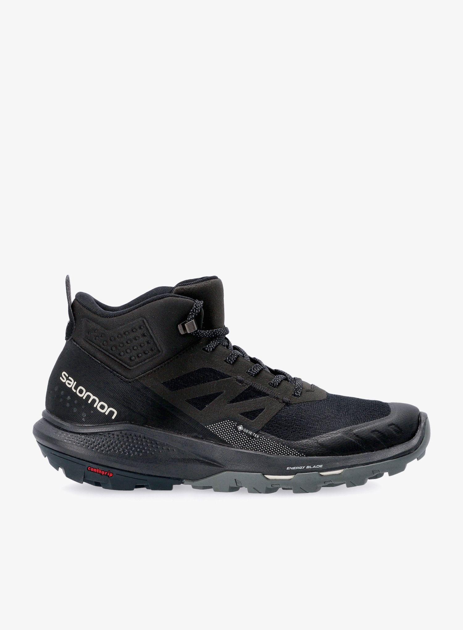 Черевики туристичні Salomon Outpulse Mid GTX - black/ebony/vanilla ice