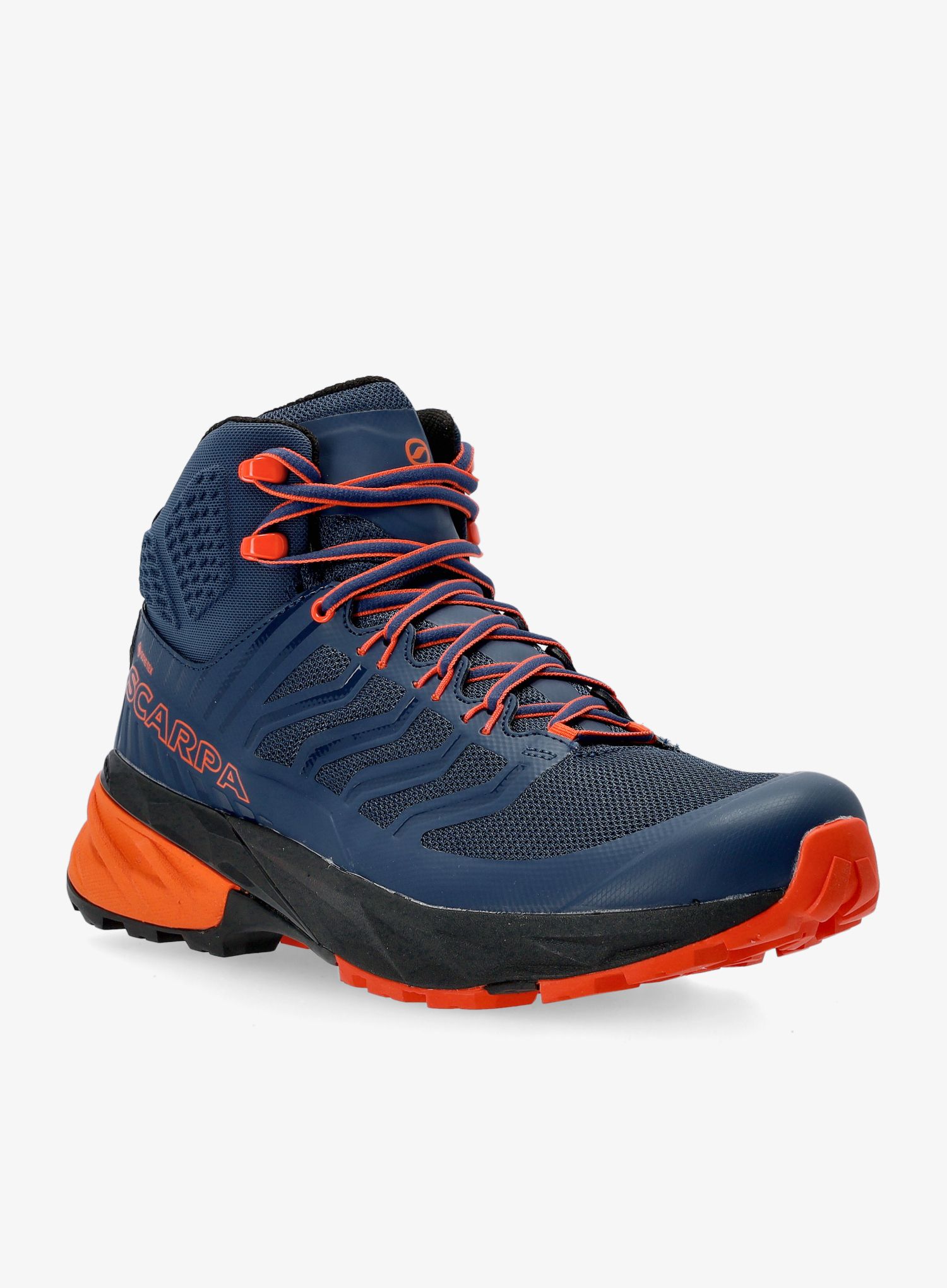 Черевики туристичні Scarpa Rush Mid GTX - blue/fiesta