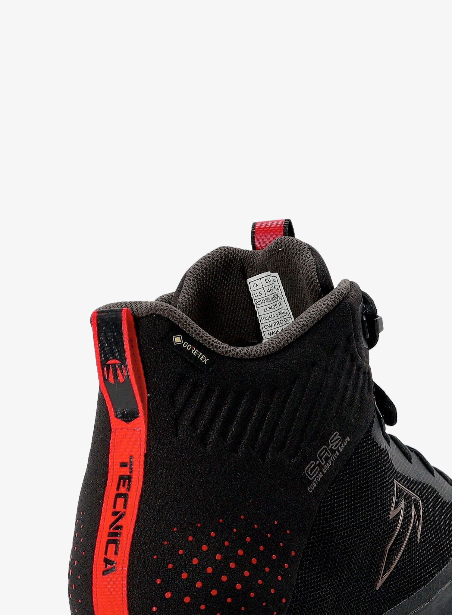 Черевики туристичні Tecnica Magma Mid S GTX - black/pure lava