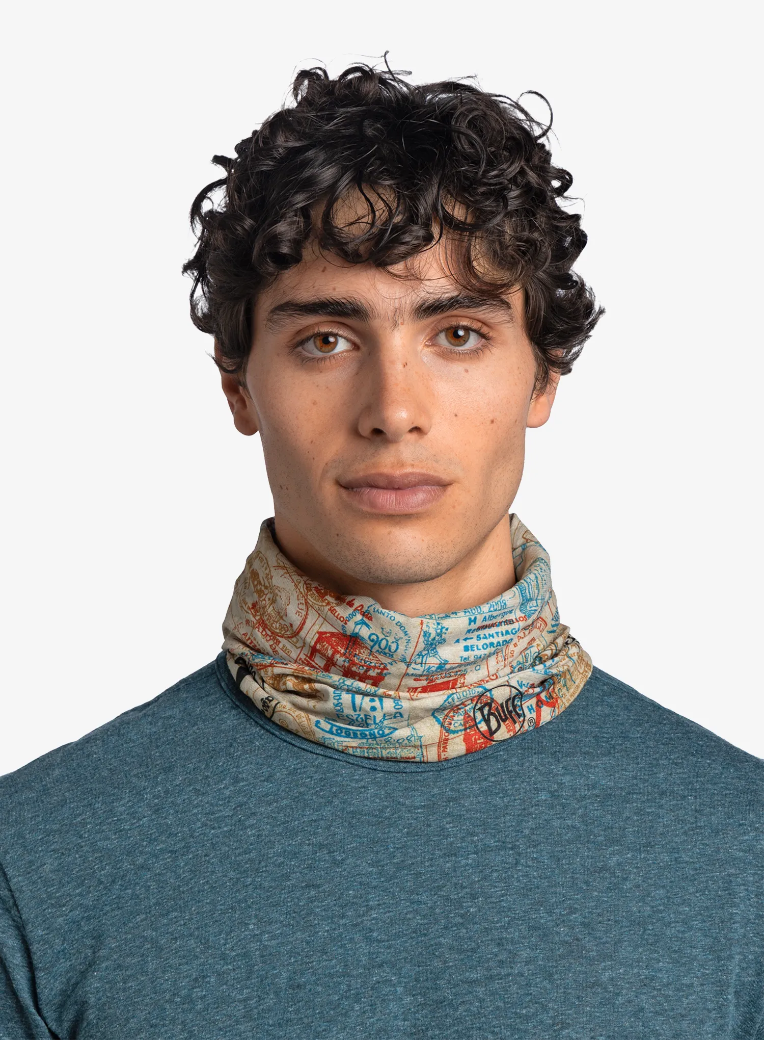 Пов'язка Buff CoolNet UV+ Camino de Santiago - credencial multi