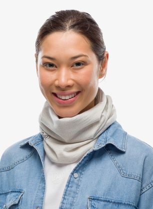Пов'язка Buff Lightweight Merino Wool - solid cloud