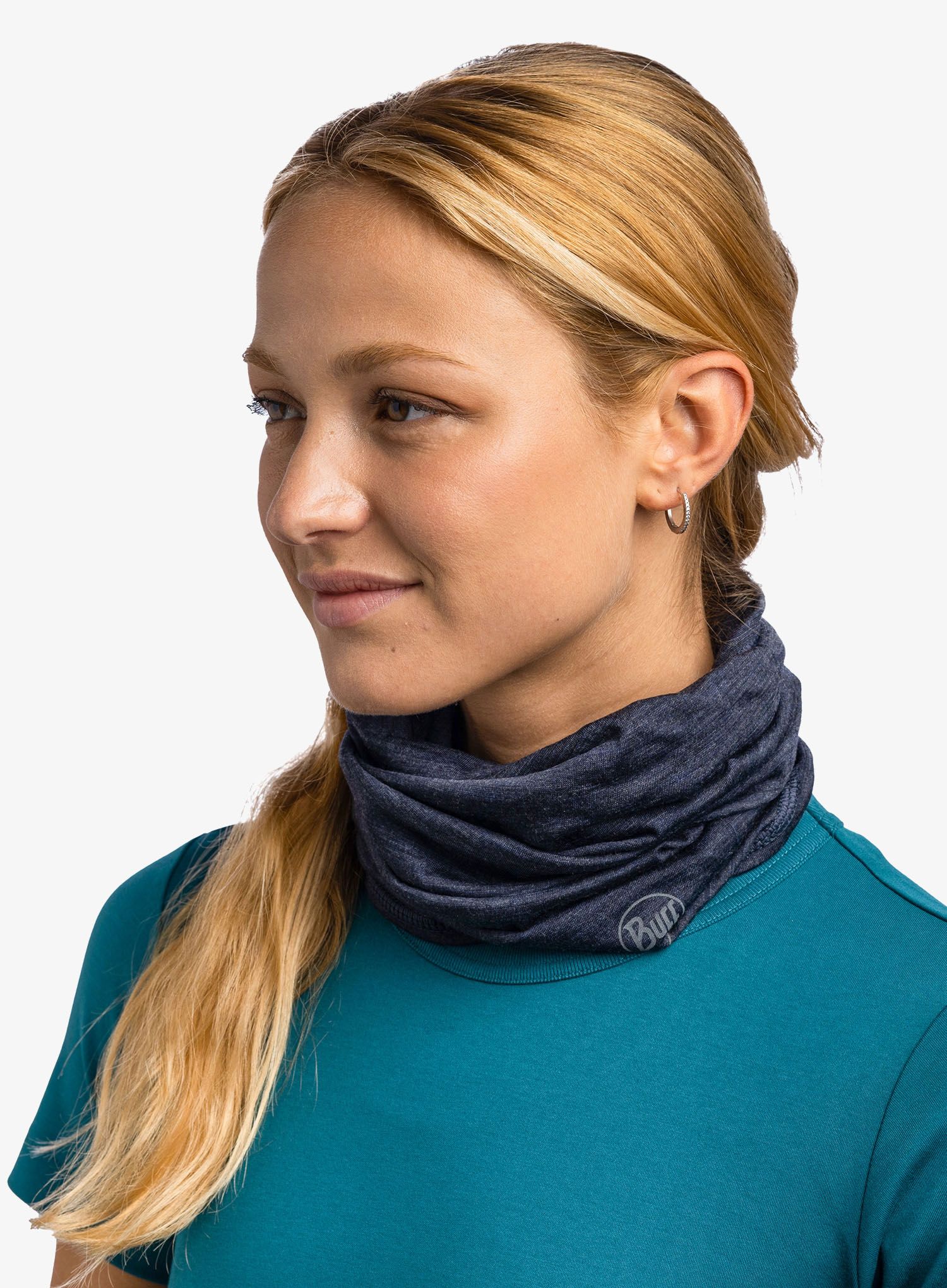 Пов'язка Buff Lightweight Merino Wool - solid night blue