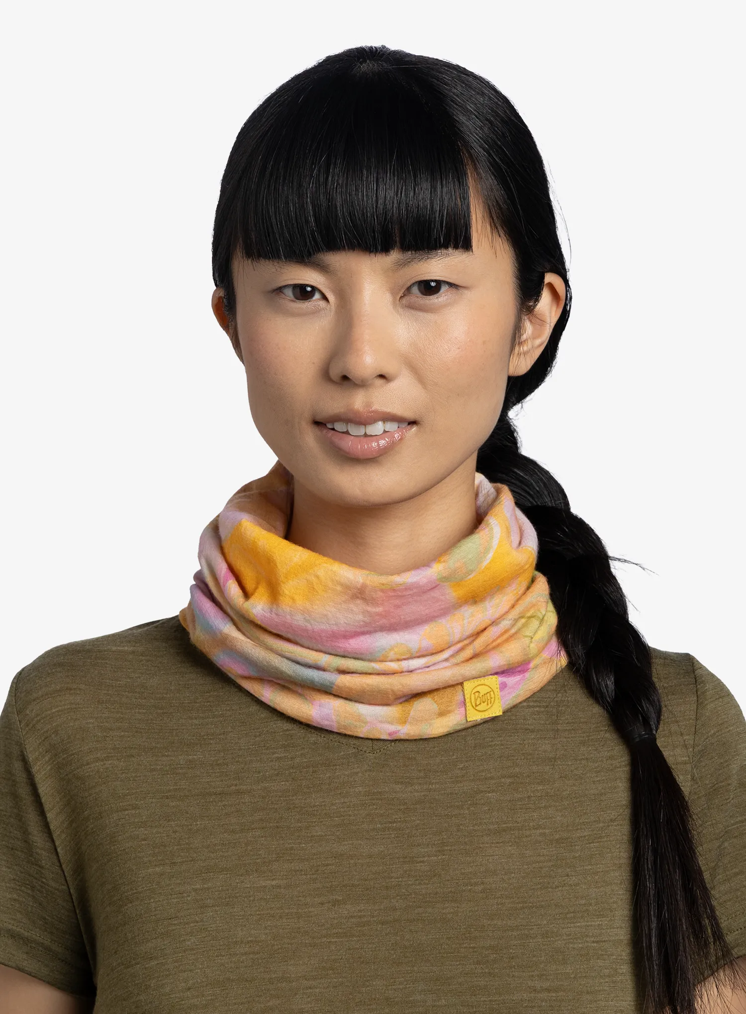 Пов'язка Buff Merino Lightweight Digital Prints - esmerald multi