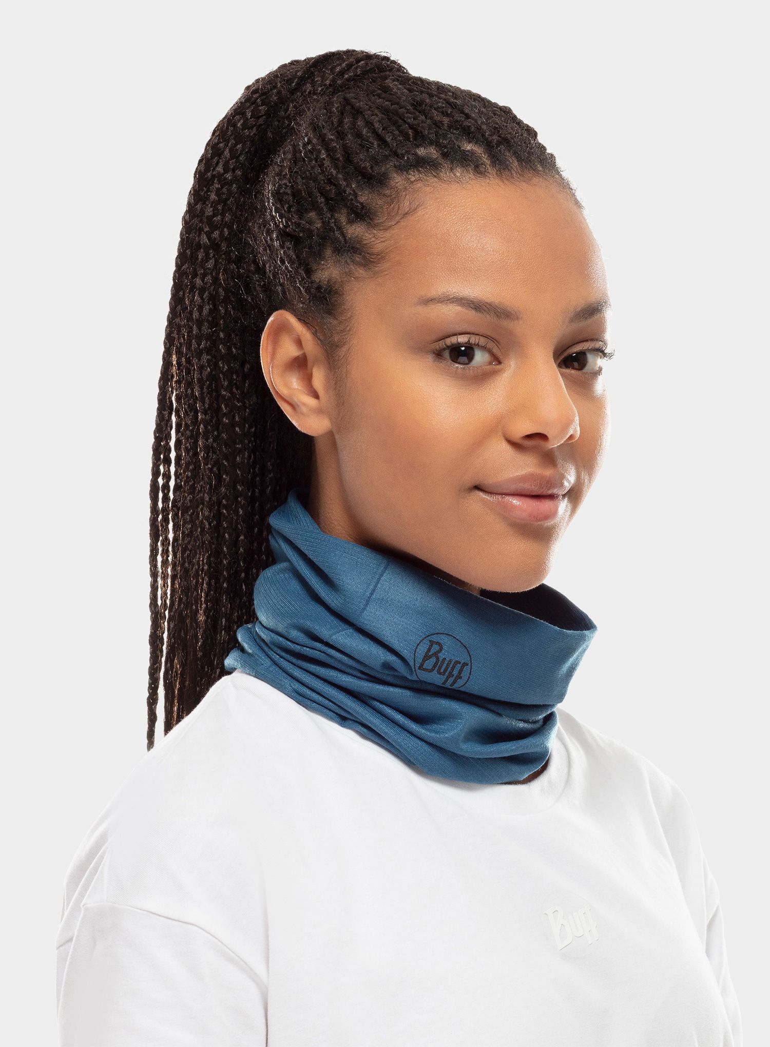 Пов'язка Buff CoolNet UV+ Insect Shield - solid eclipse blue
