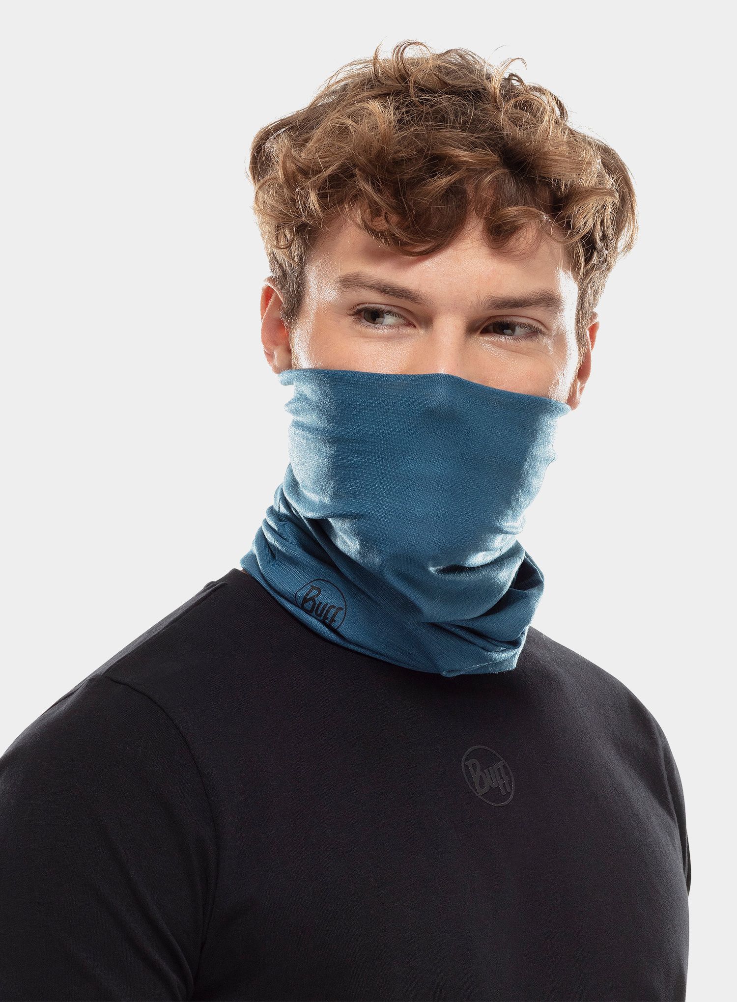 Пов'язка Buff CoolNet UV+ Insect Shield - solid eclipse blue