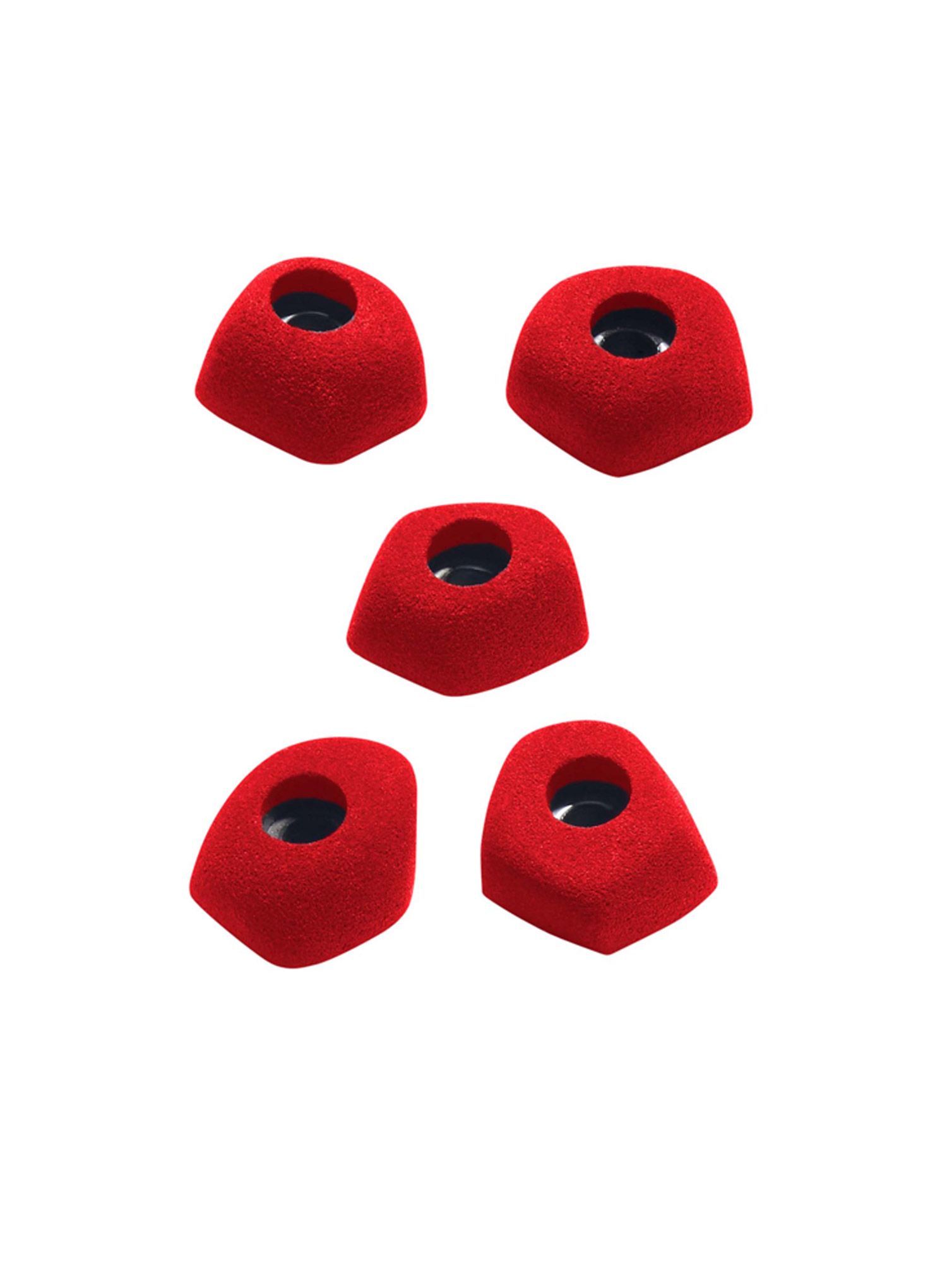 Зачепи для скелелазіння Ocun Footholds Set 1 Bolt-on - red