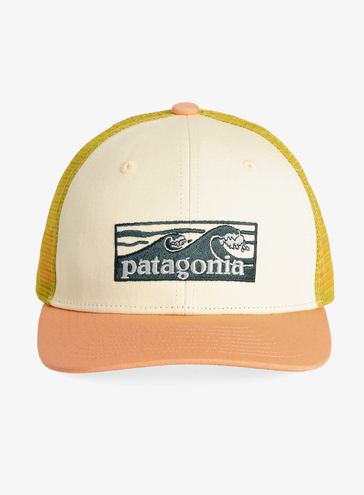 Шапка для дітей Patagonia Trucker Hat - boardshort logo/butter yellow