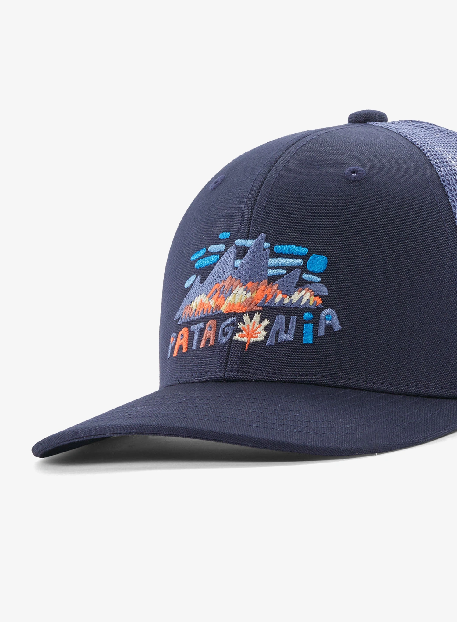 Шапка для дітей Patagonia Trucker Hat - fitz roy foliage/new navy