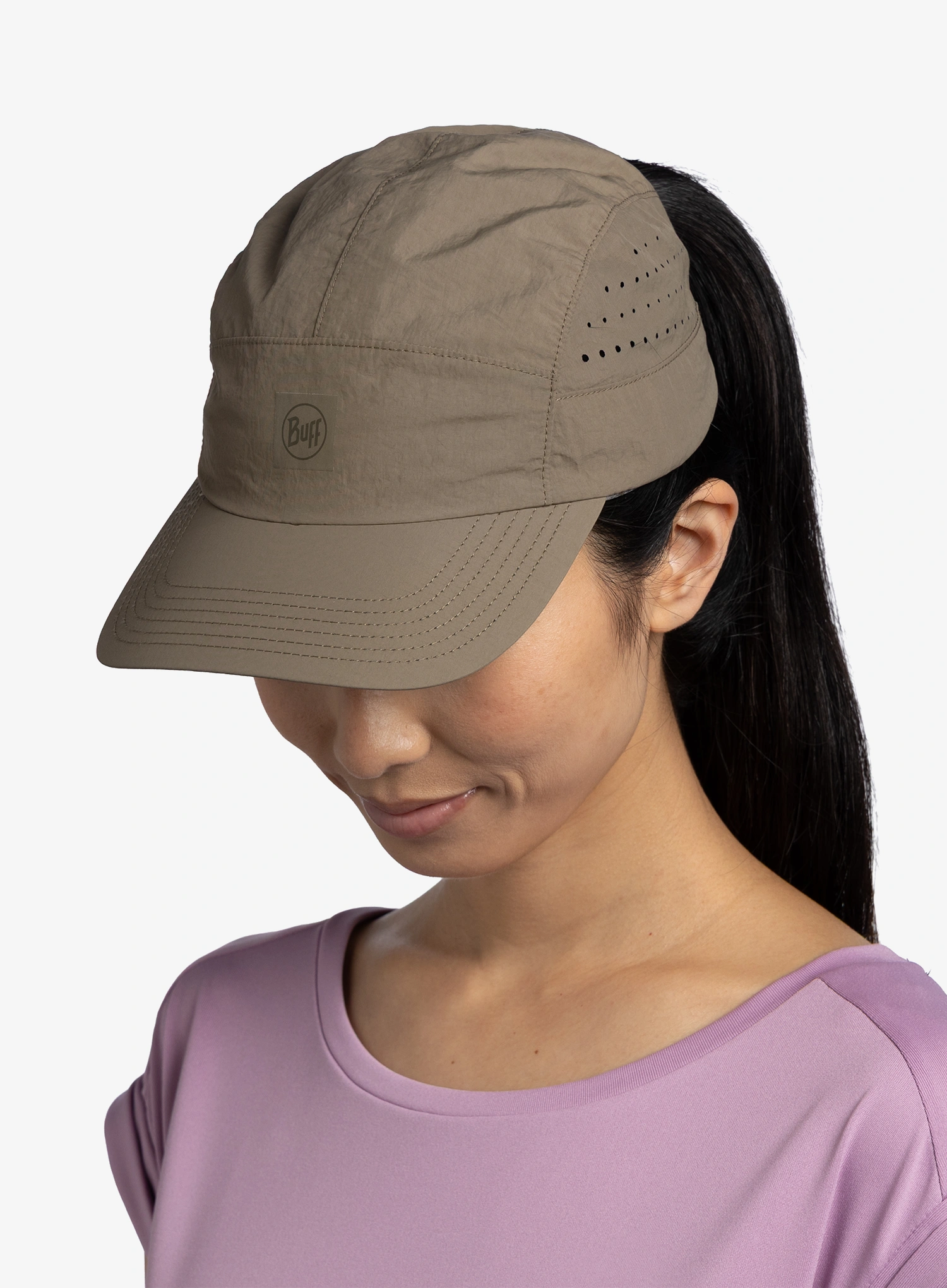 Шапка для бігу Buff Speed Cap - solid tundra khaki