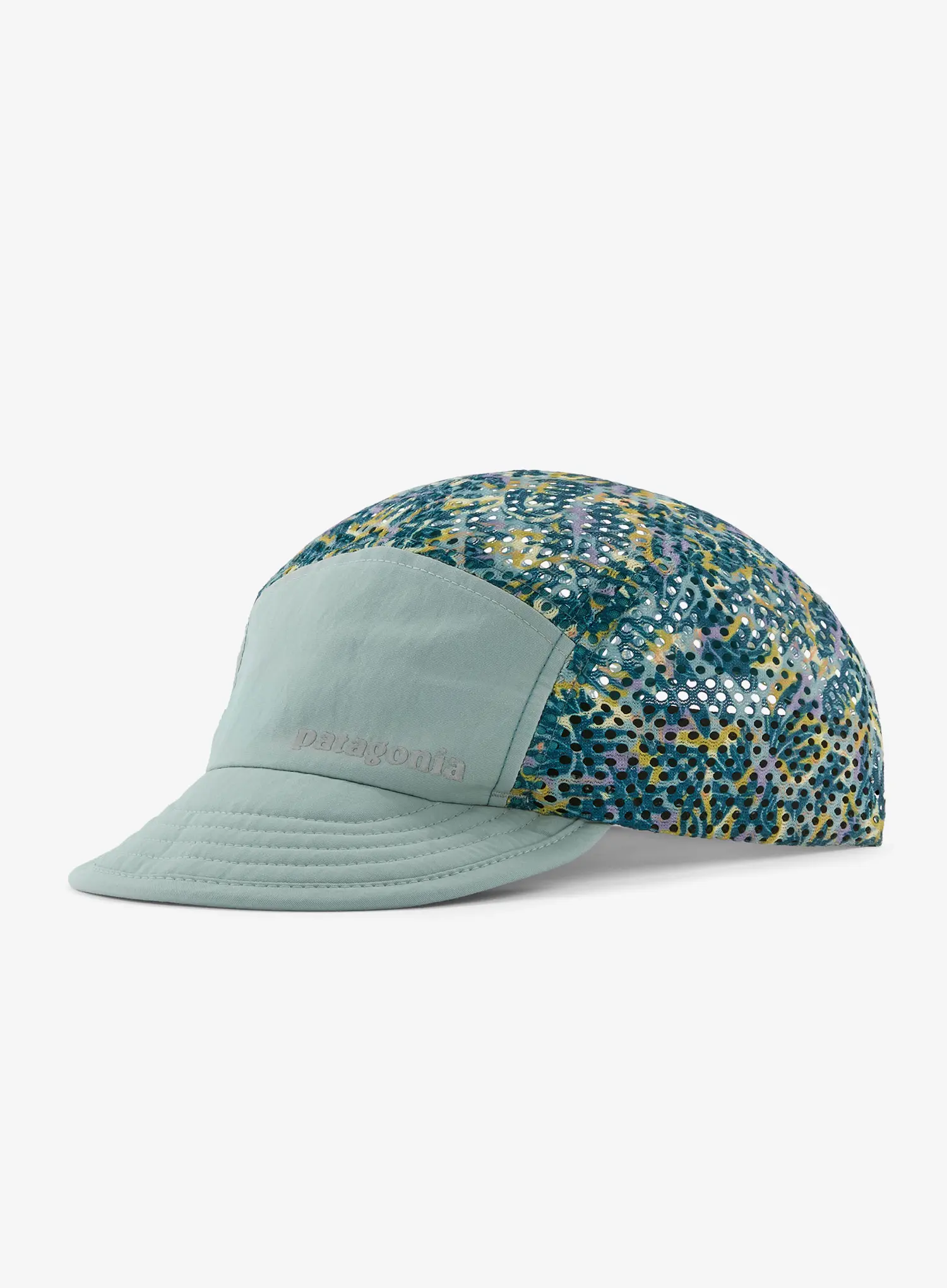 Шапка для бігу Patagonia Duckbill Cap - wild botanist/wetland blue