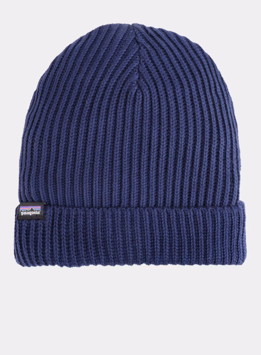 Шапка Patagonia Fisherman's Rolled Beanie - navy blue
