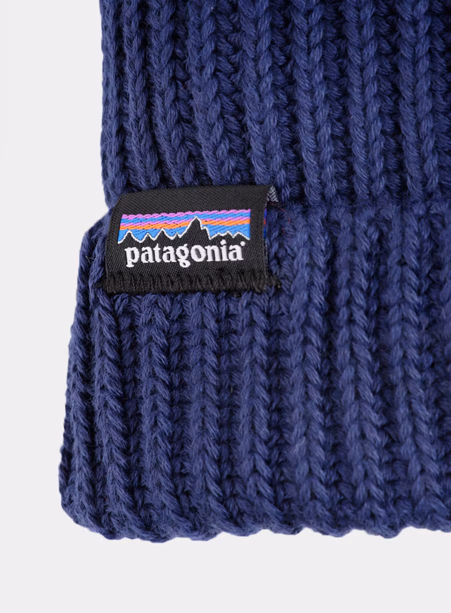 Шапка Patagonia Fisherman's Rolled Beanie - navy blue