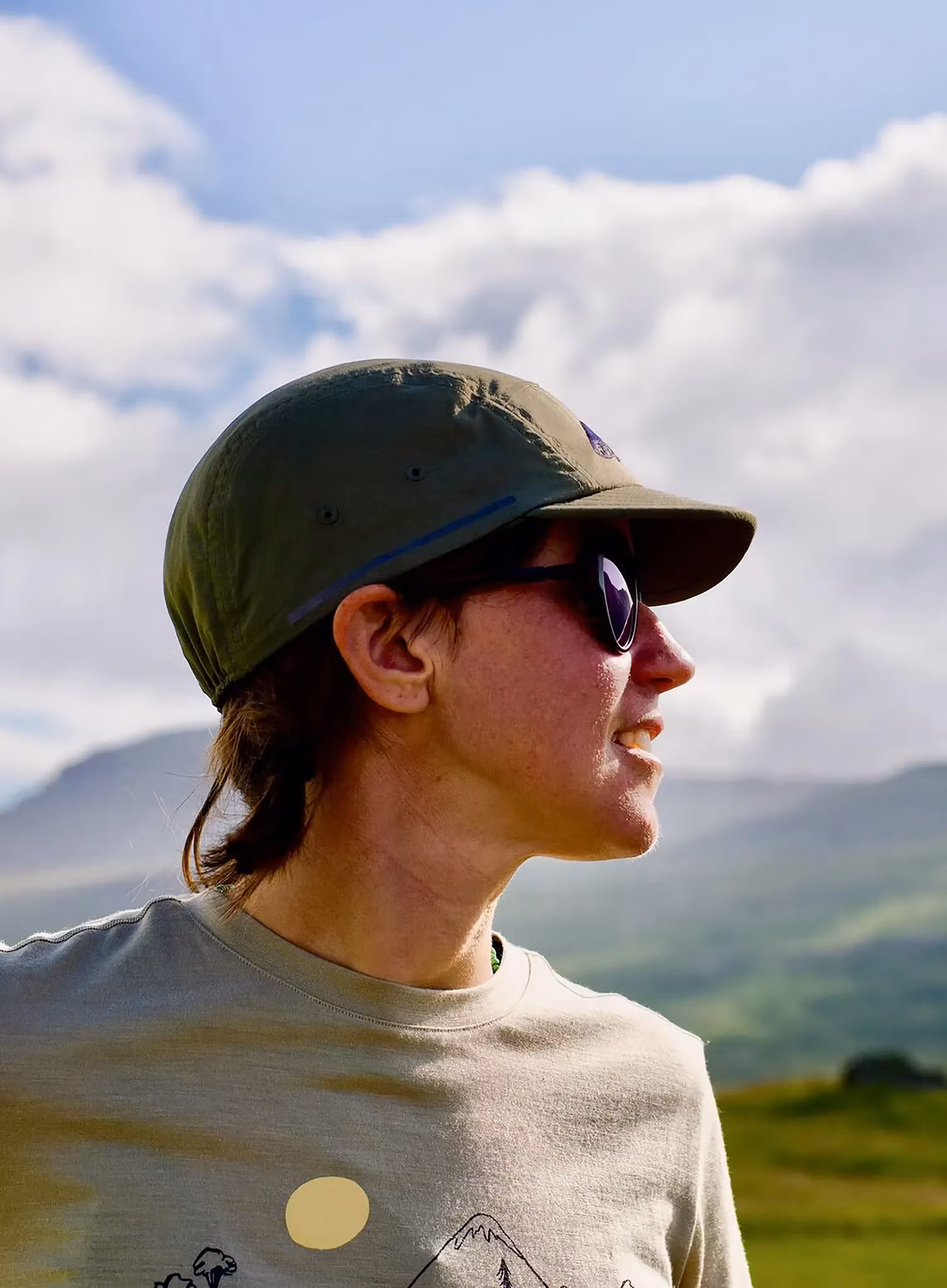 Велошапка Fjallraven Hoja Lugnt Cap - green