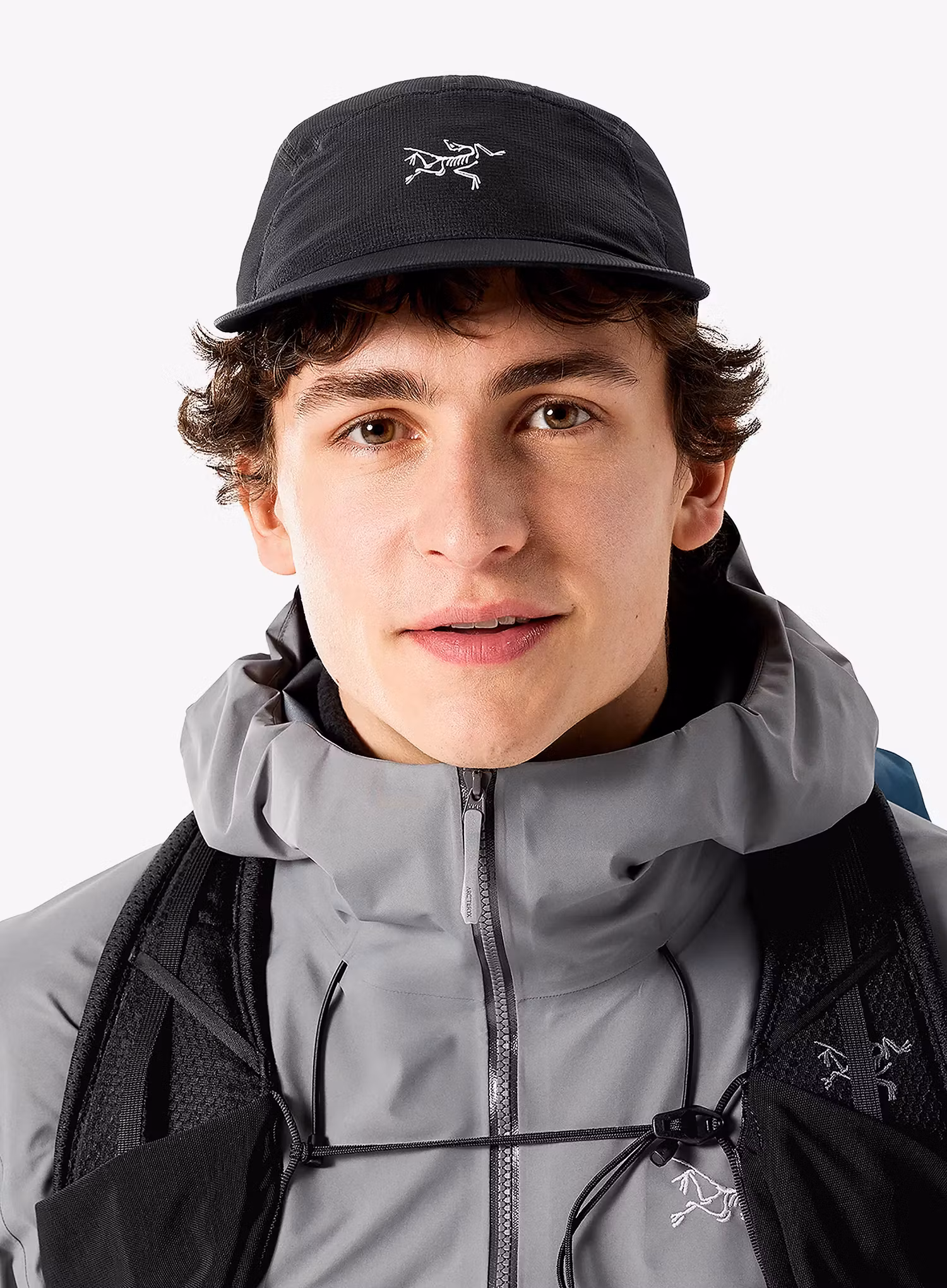 Кепка Arcteryx Aerios 5 Panel Cap - black/arctic silk | 8a.ua
