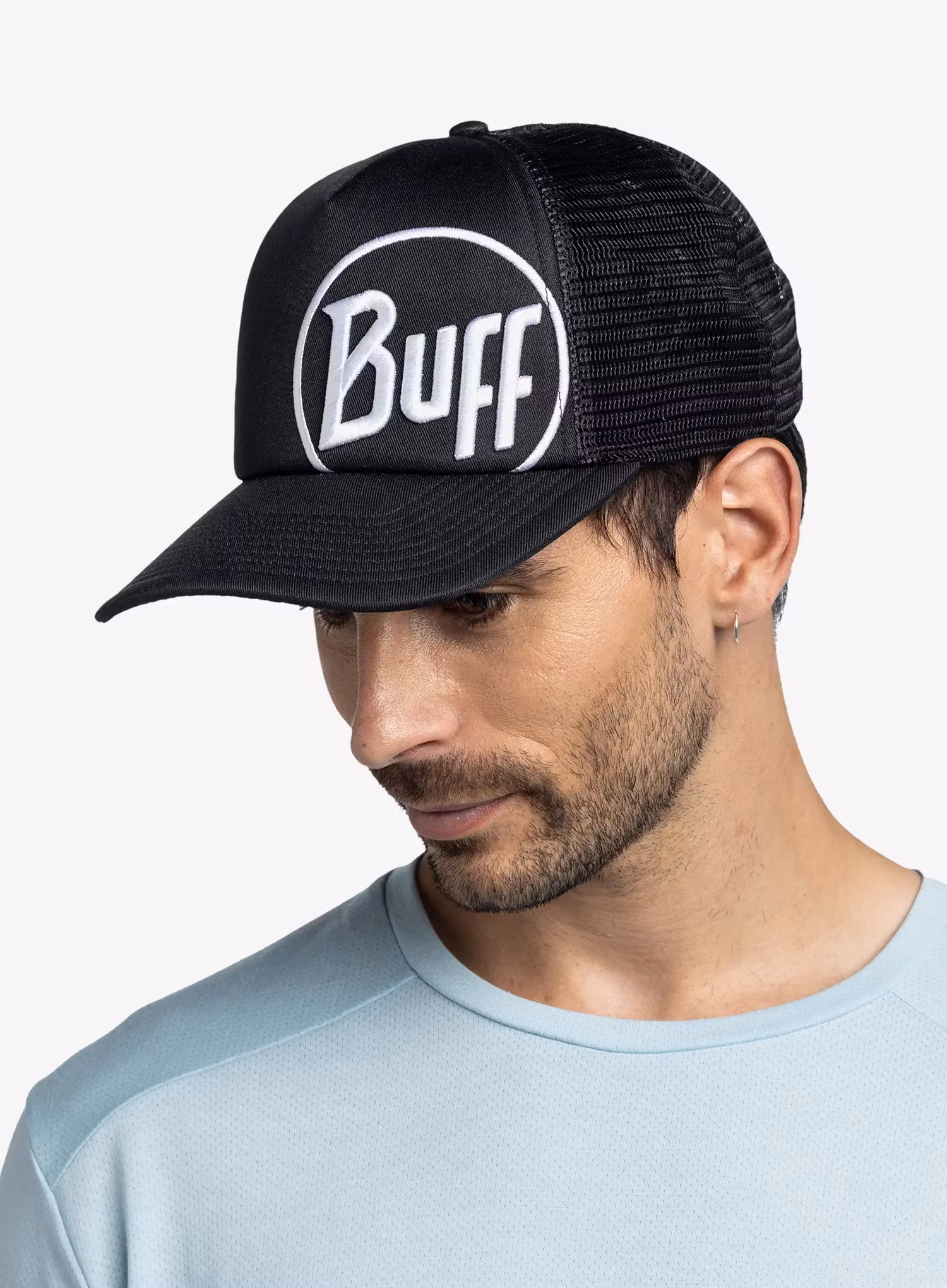 Кепка Buff Trucker Cap - logo black