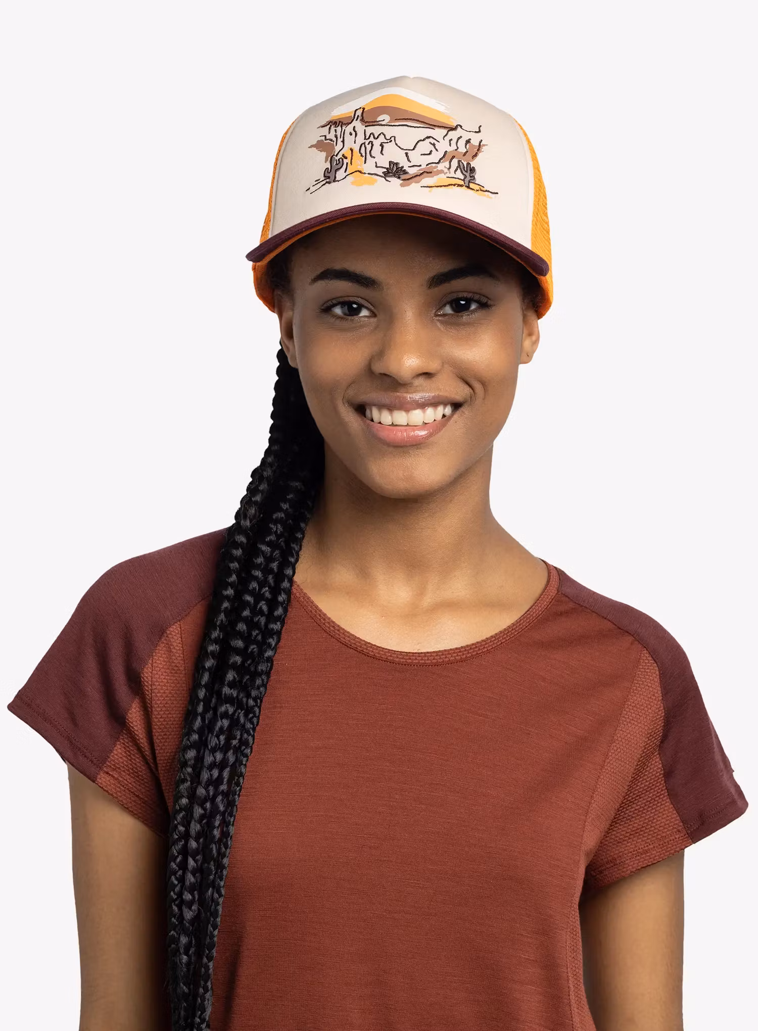 Кепка Buff Trucker Cap - sylva apricot