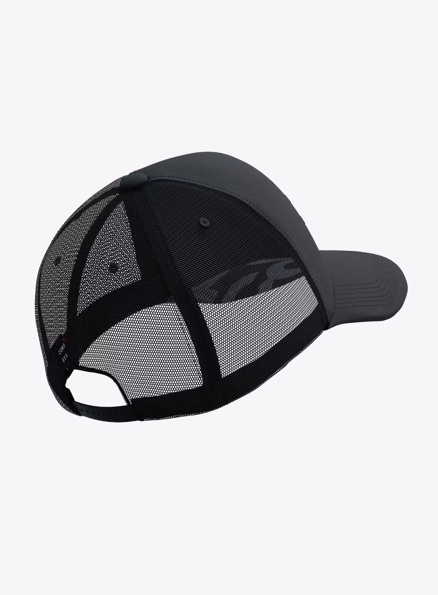 Кепка Compressport Trucker Cap - black/black refl