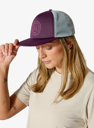 Кепка Rab Cirque Print Cap - mulberry/pewter