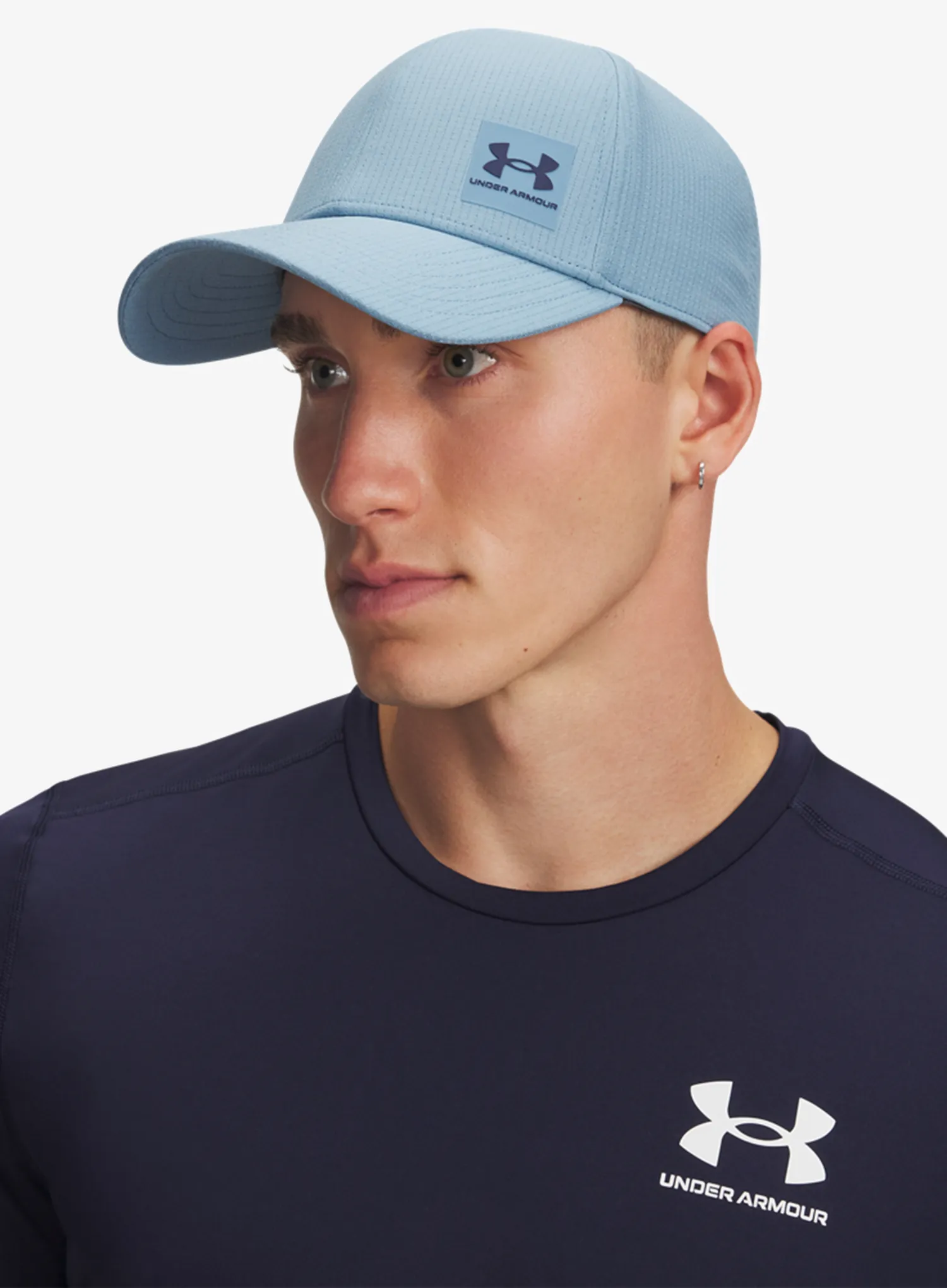 Кепка Under Armour Iso-Chill Armourvent Adjustable Cap - blue smoke/washed navy