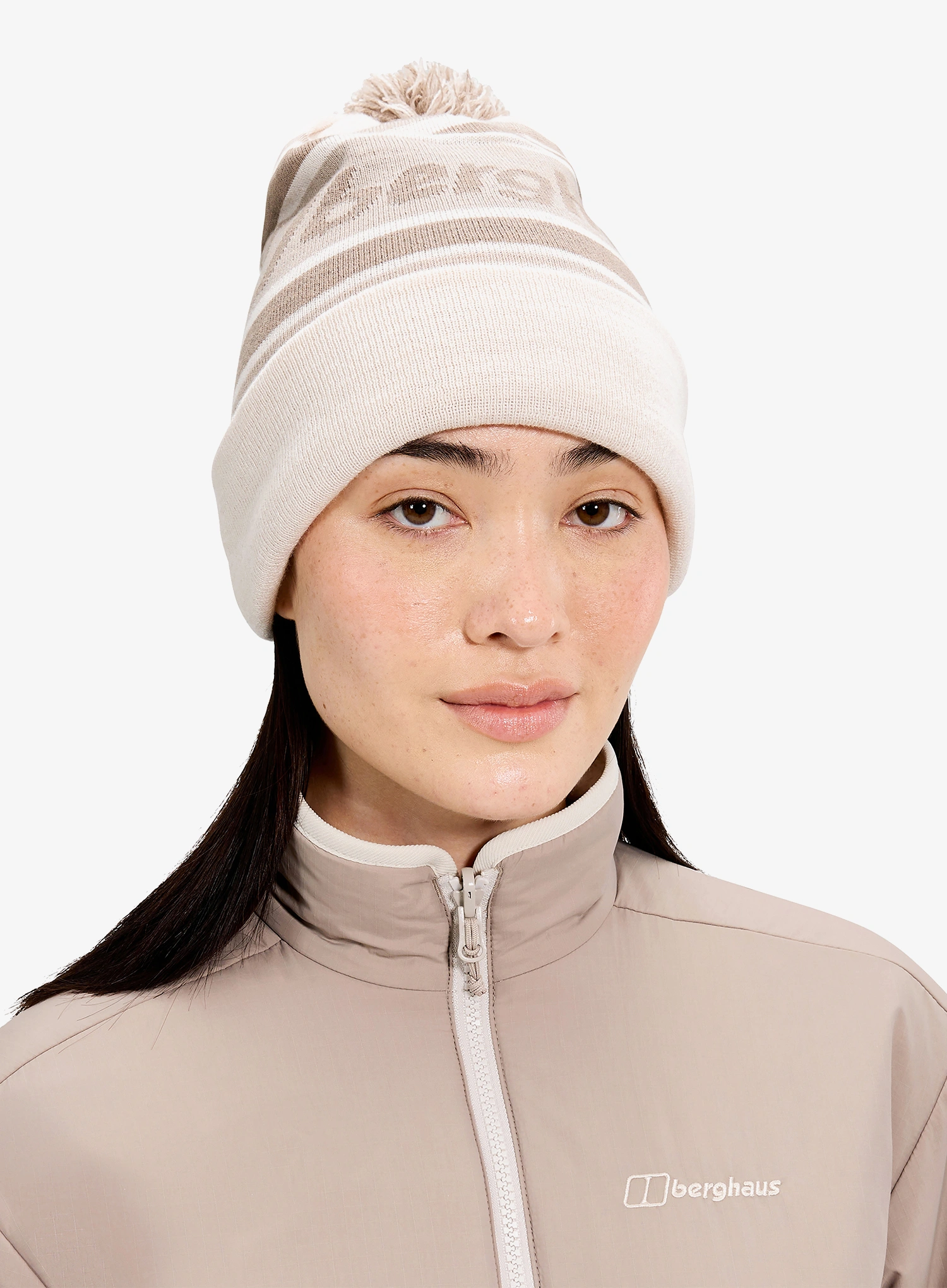 Шапка зимова Berghaus Berg Beanie - stone/char/taupe