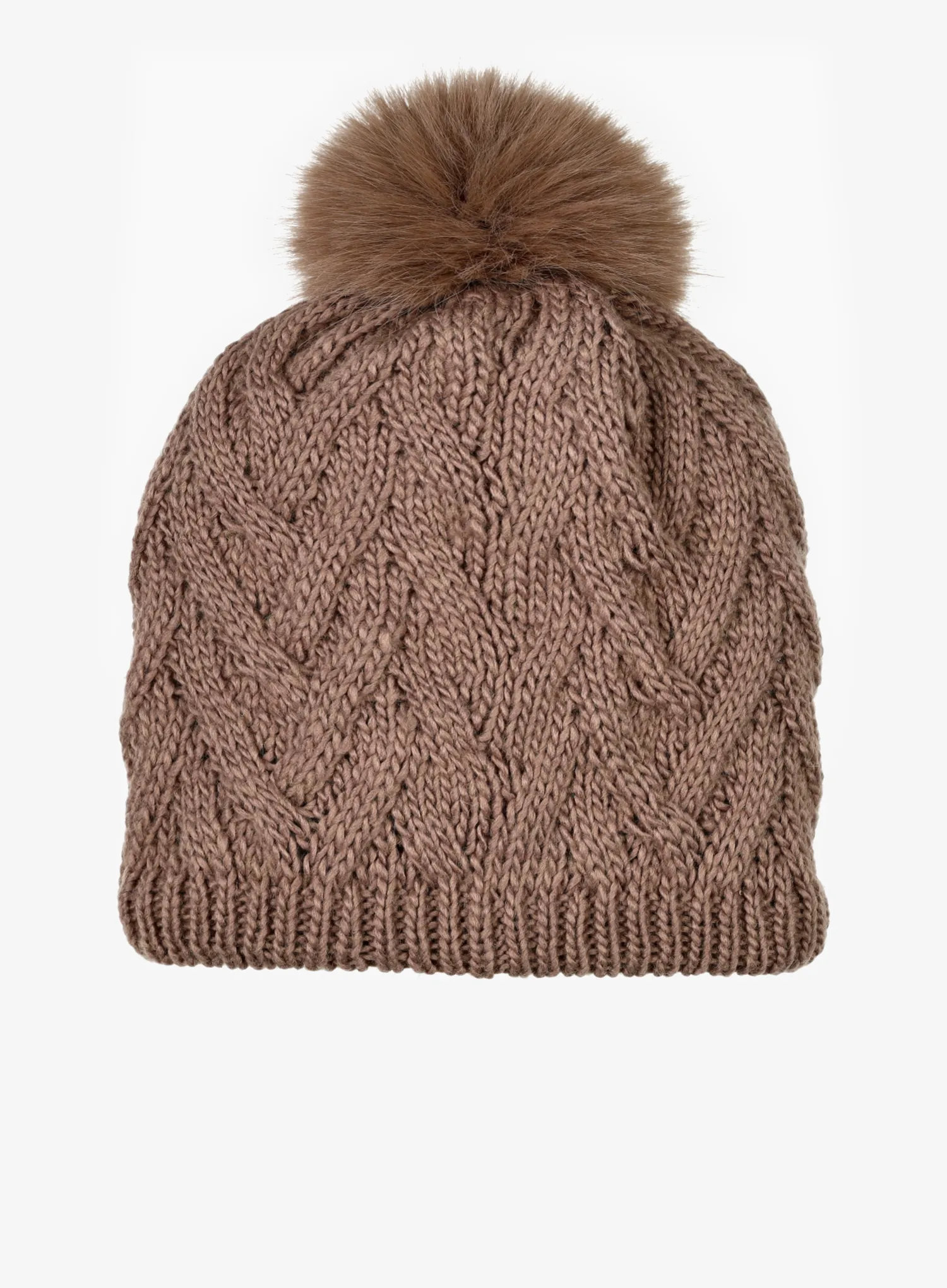 Шапка зимова жіноча Buff Knitted&Fleece Beanie Caryn - cobblestone
