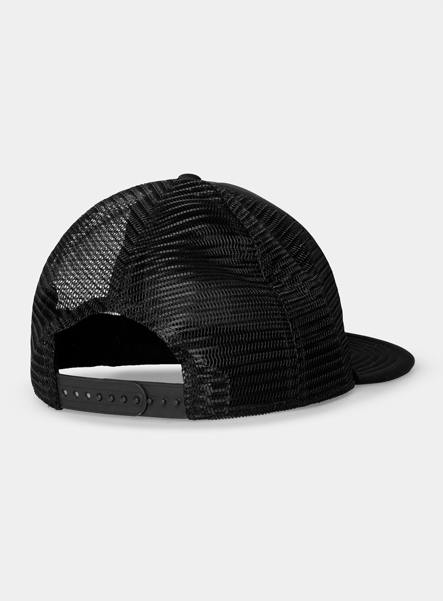 Шапка Black Diamond Flat Bill Trucker Hat - black/white