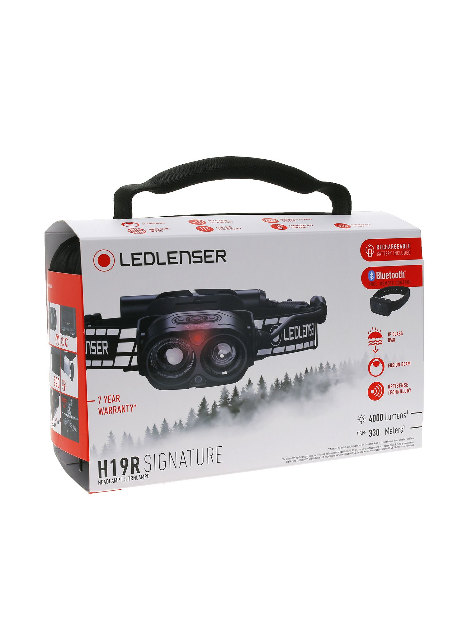 Ліхтар налобний Ledlenser H19R (4000 lm)