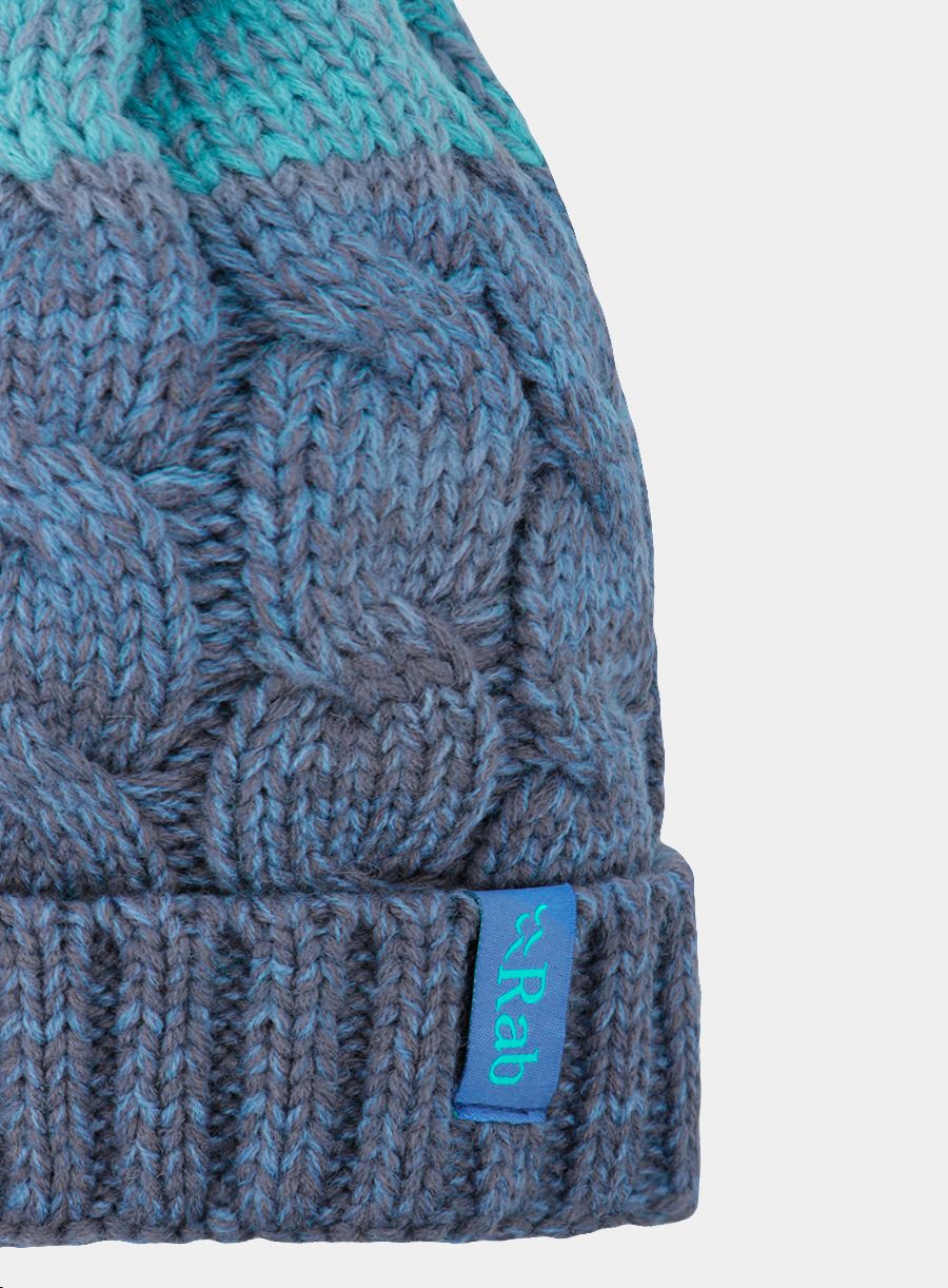 Шапка Rab Braid Beanie - steel/shadow/seaglass