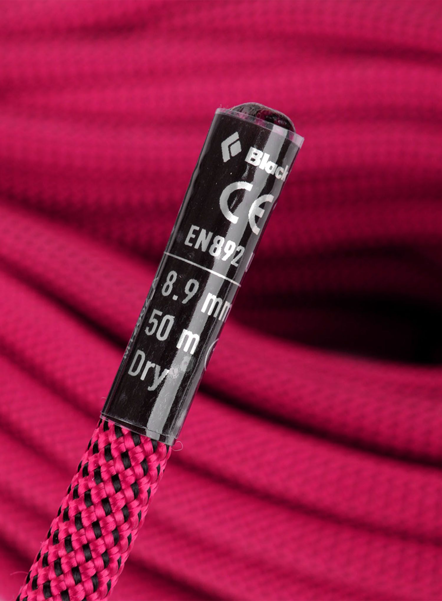 Мотузка для альпінізму Black Diamond 8.9 Dry Climbing Rope 50m - ultra pink