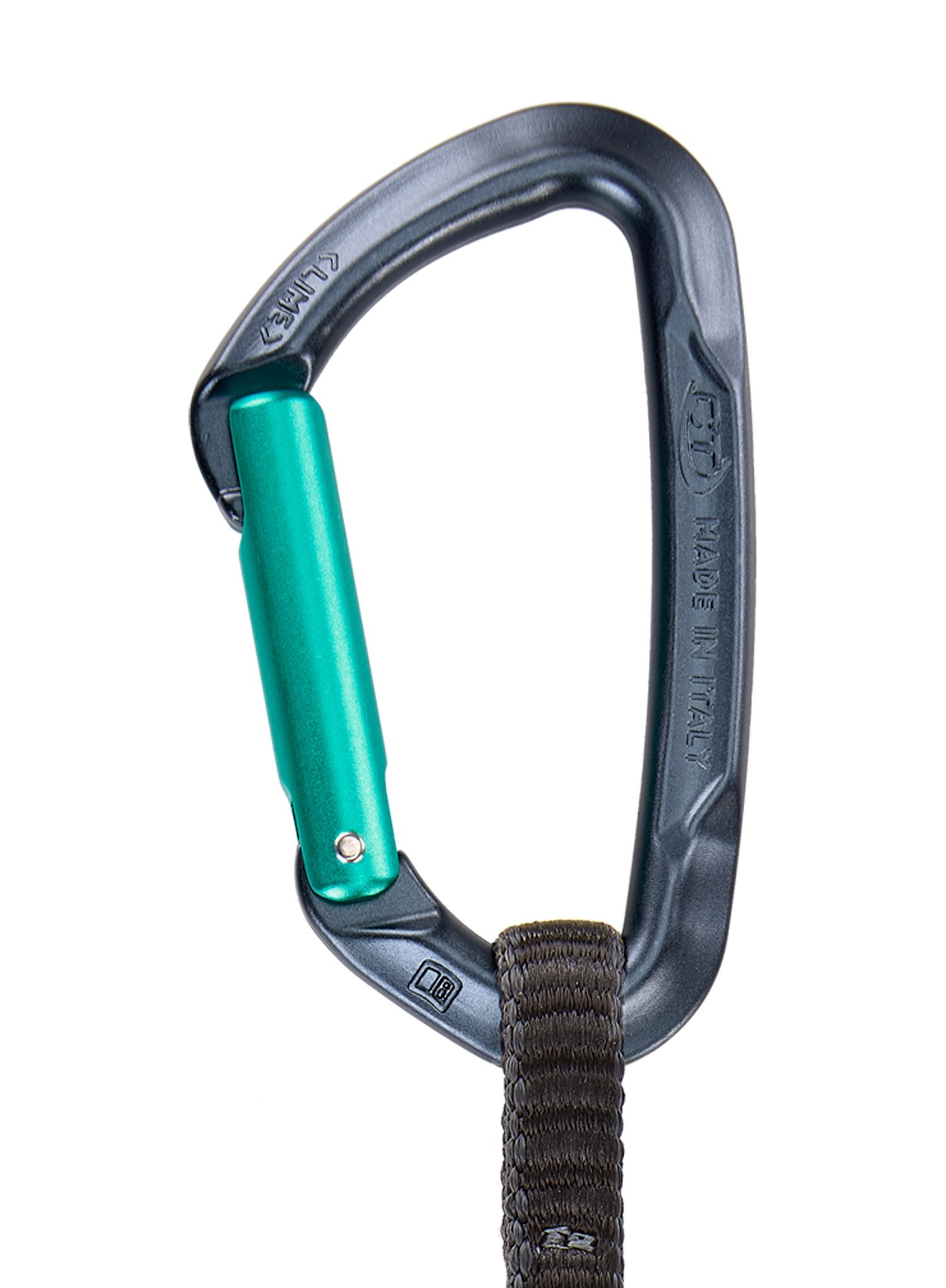 Відтяжка  Climbing Technology/SKYLOTEC Lime B Set DY 22 cm - anthracite/blue marine