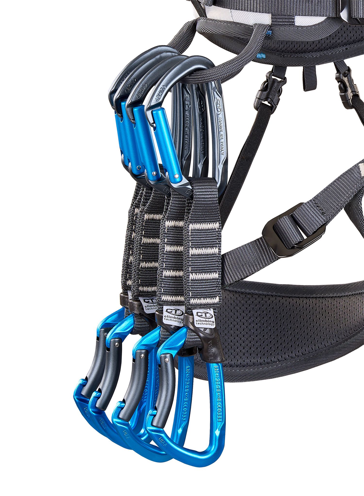 Відтяжка  Climbing Technology/SKYLOTEC Lime B Set Pro NY 12 cm - anthracite/blue